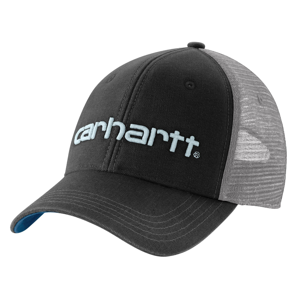 Carhartt 101195-F25 Men's Canvas Mesh-Back Logo Graphic Cap