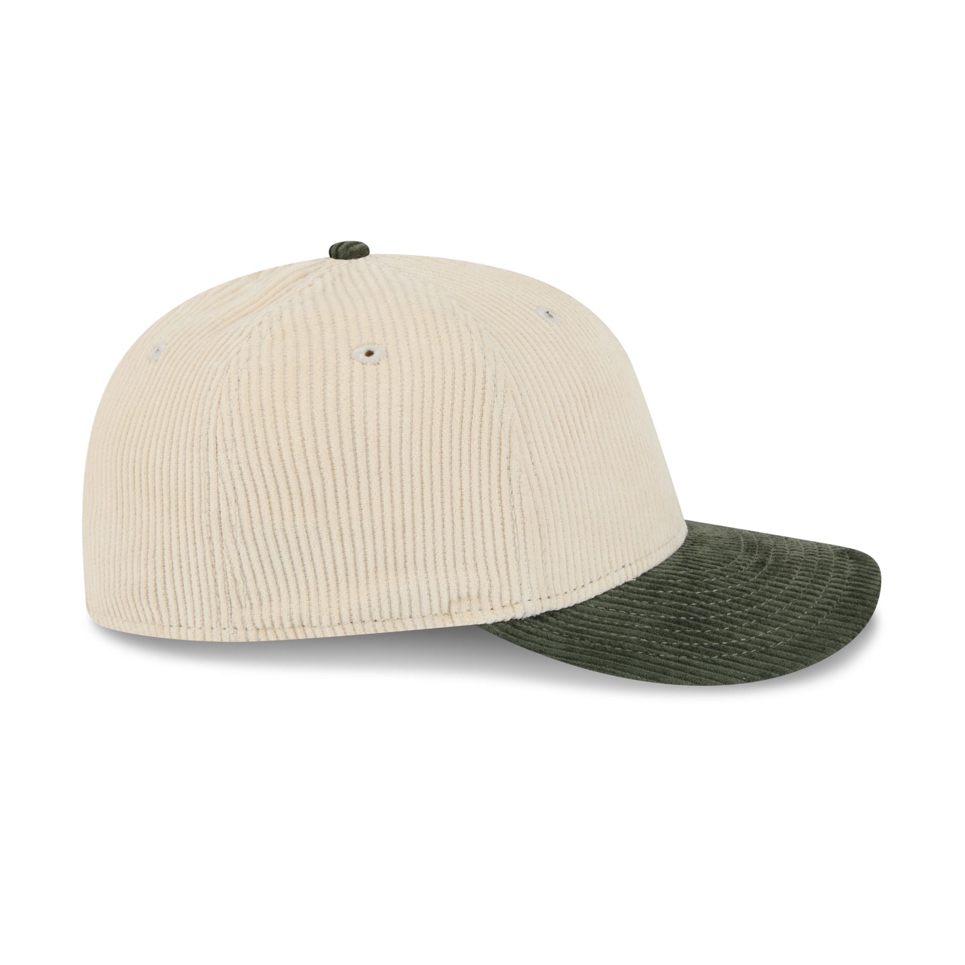 New Era Cap New Olive Corduroy Visor Low Profile 59FIFTY Fitted Hat