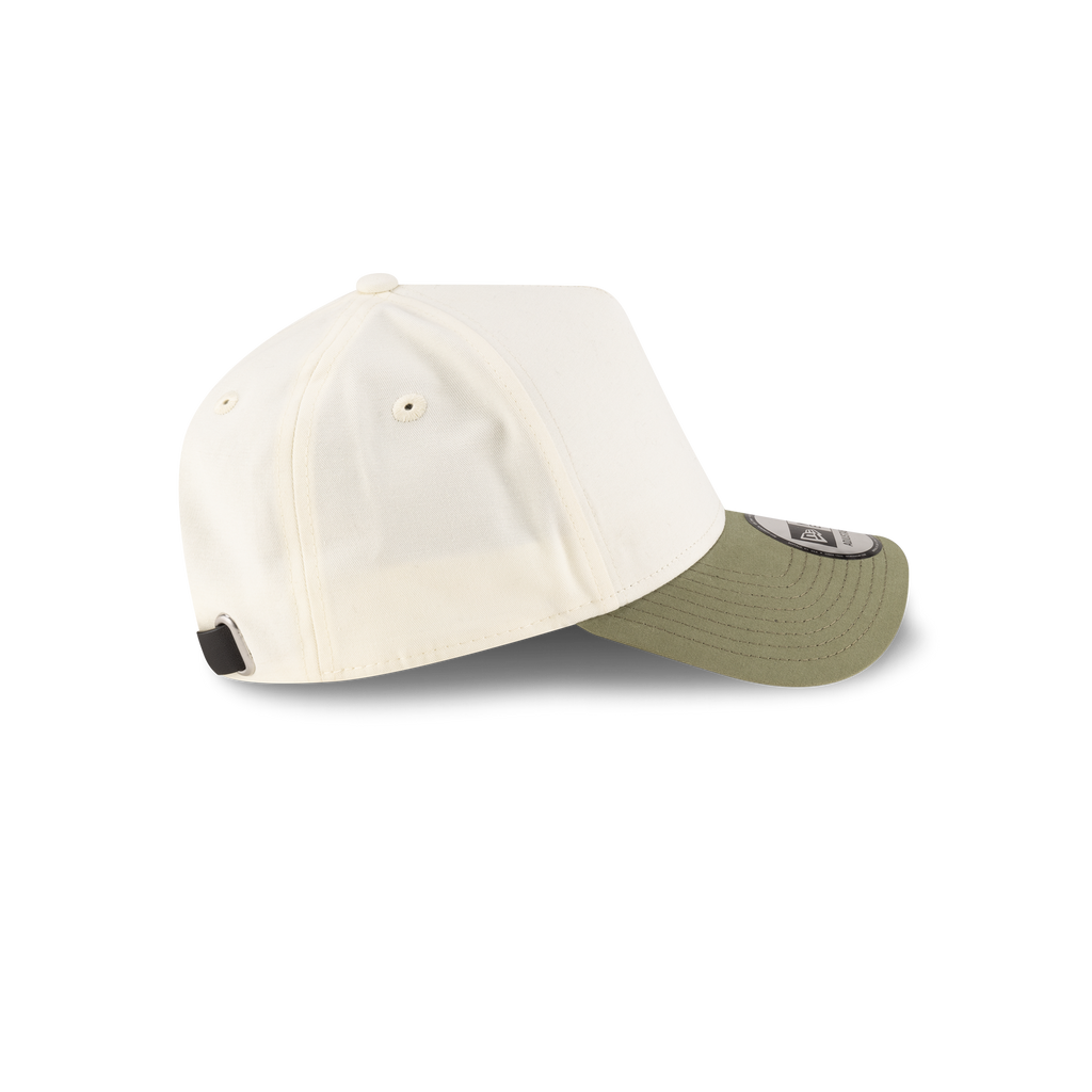 New Era Branded High Twist Chrome White 9FORTY A-Frame Adjustable Hat