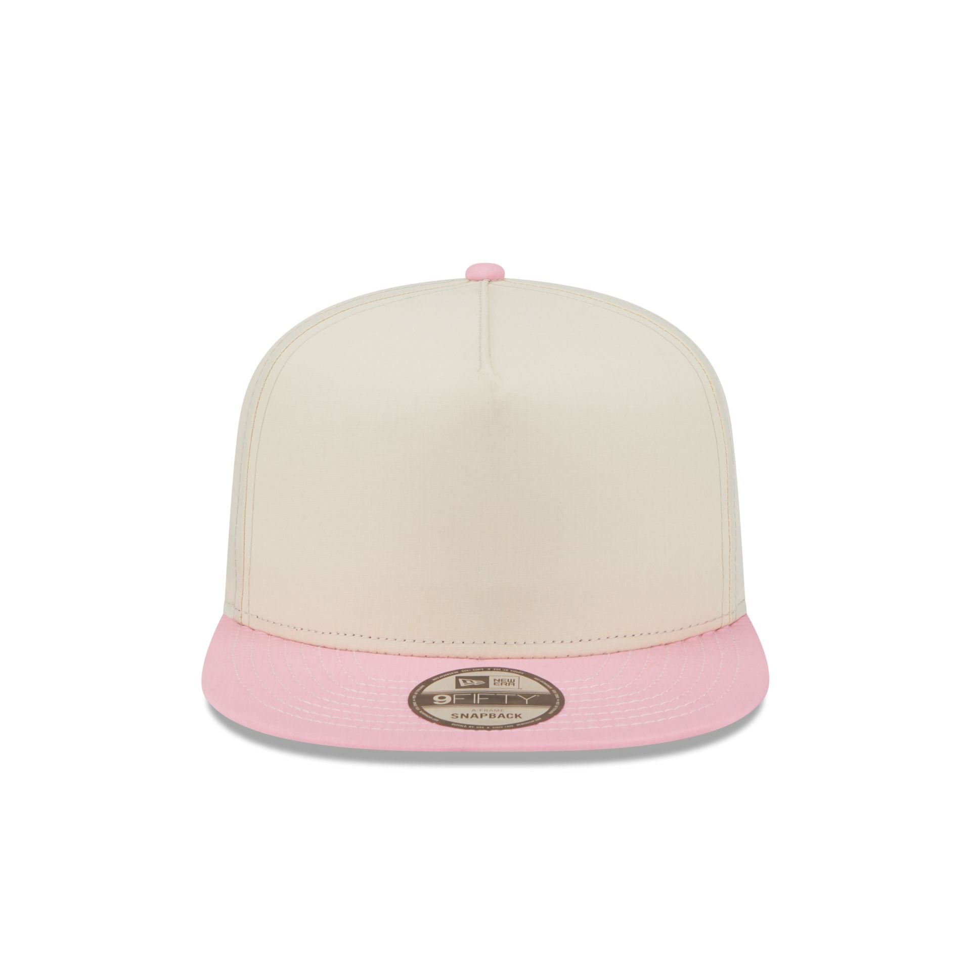 New Era Cap Cotton Nylon Pink Visor 9FIFTY A-Frame Snapback Hat