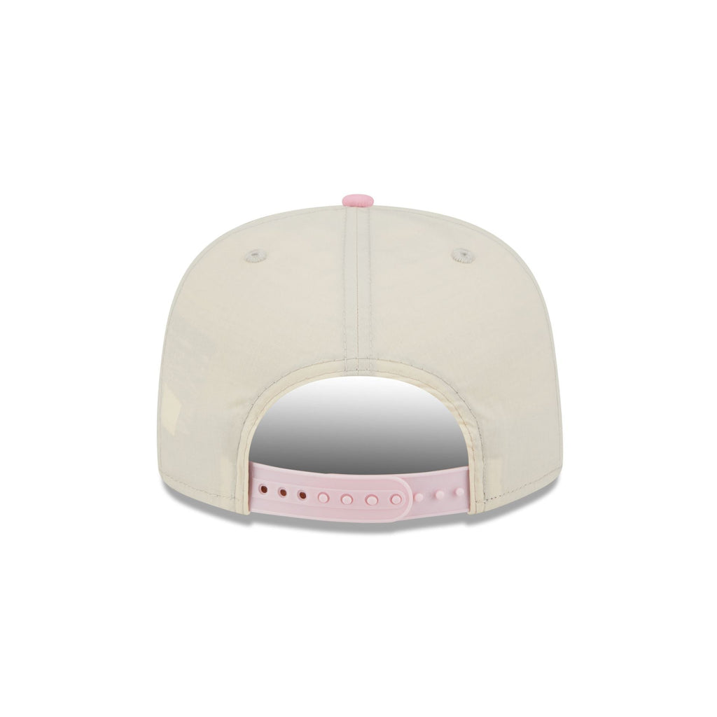 New Era Cap Cotton Nylon Pink Visor 9FIFTY A-Frame Snapback Hat