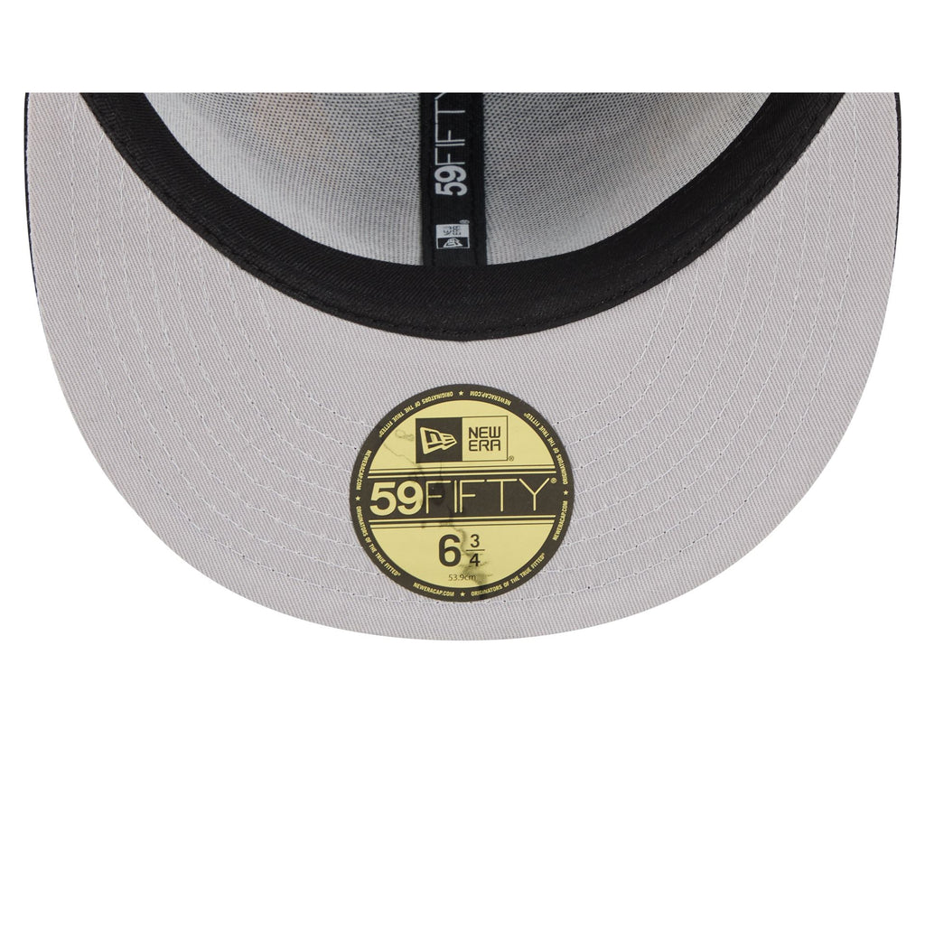 NBA All Over Logo Black 59FIFTY Fitted Hat