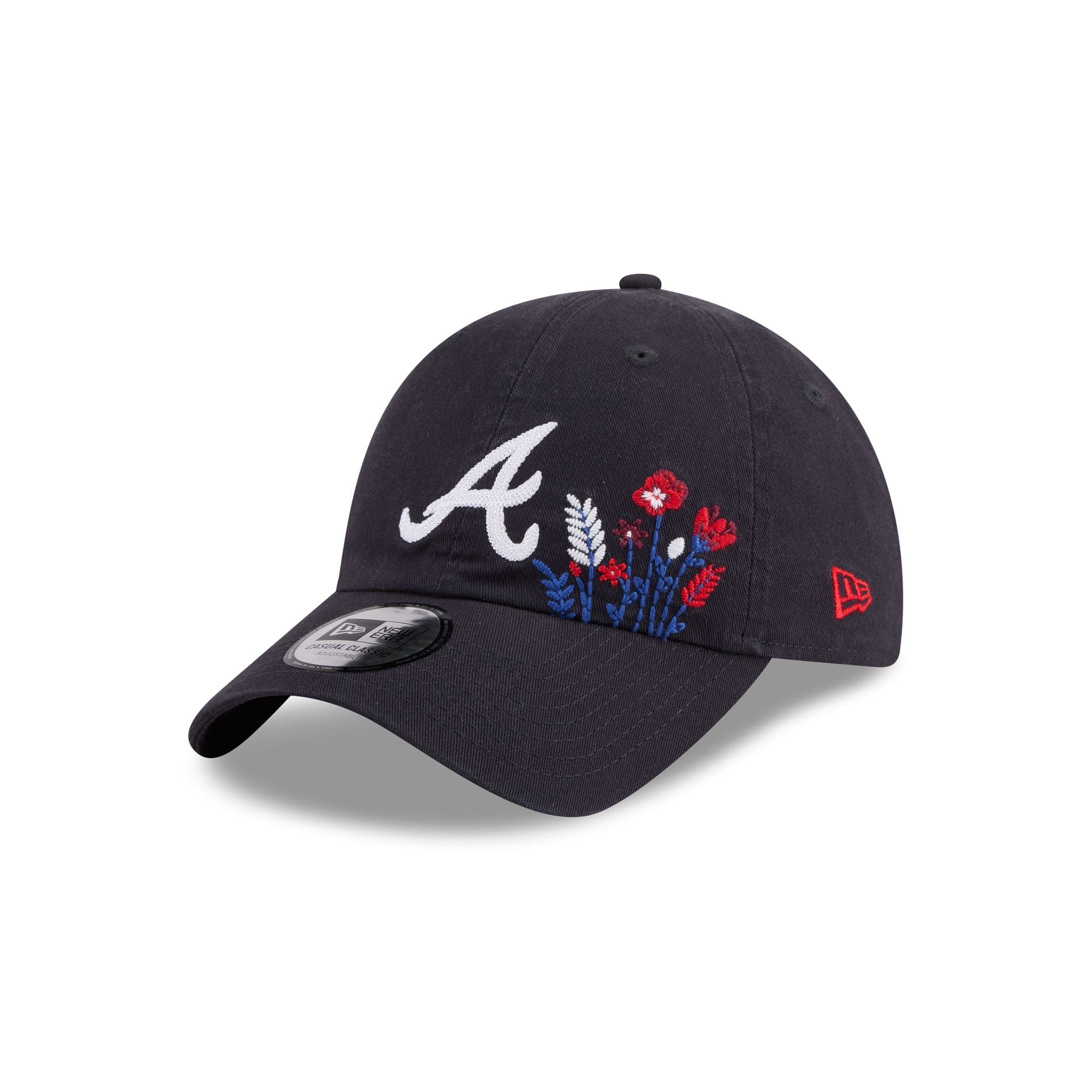 Atlanta Braves Wildflower Casual Classic Adjustable Hat