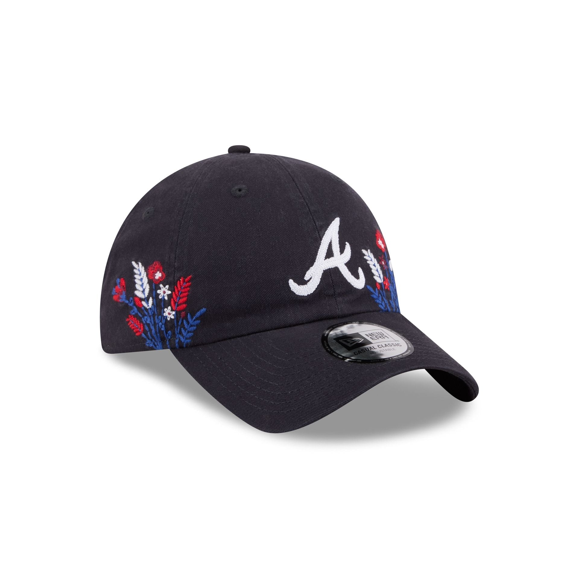 Atlanta Braves Wildflower Casual Classic Adjustable Hat