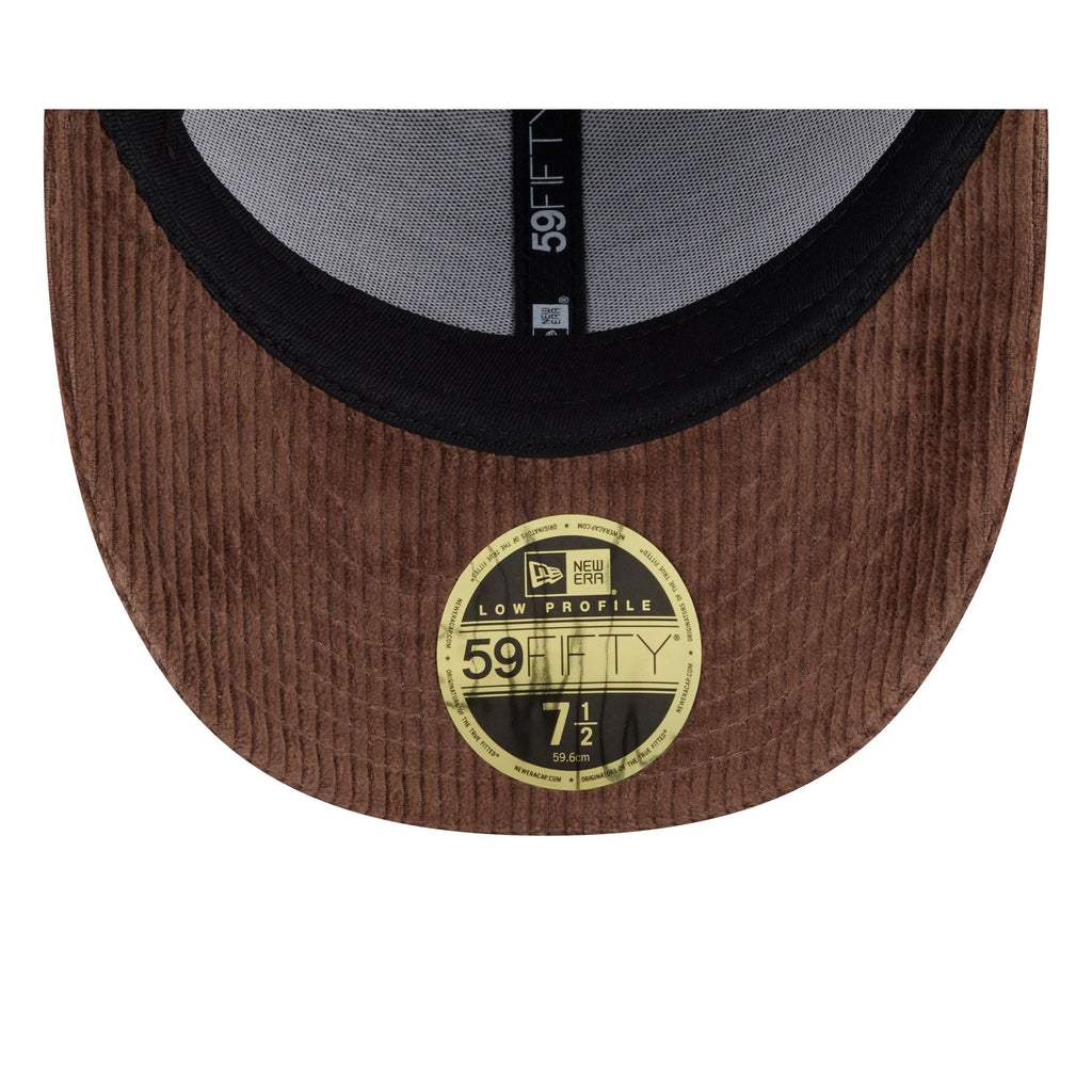 New Era Cap Corduroy Brown Low Profile 59FIFTY Fitted Hat