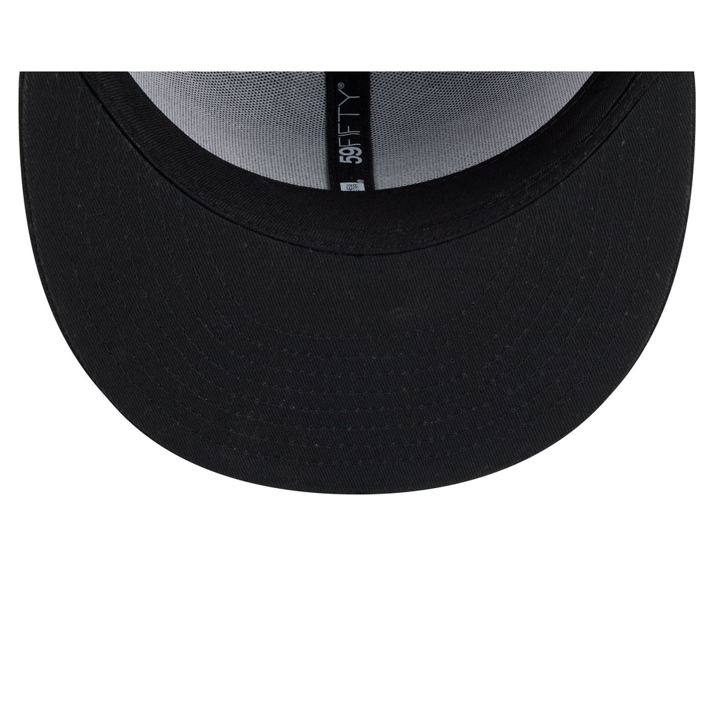 New Era Cap Canvas Black Dog Ear 59FIFTY Fitted Hat