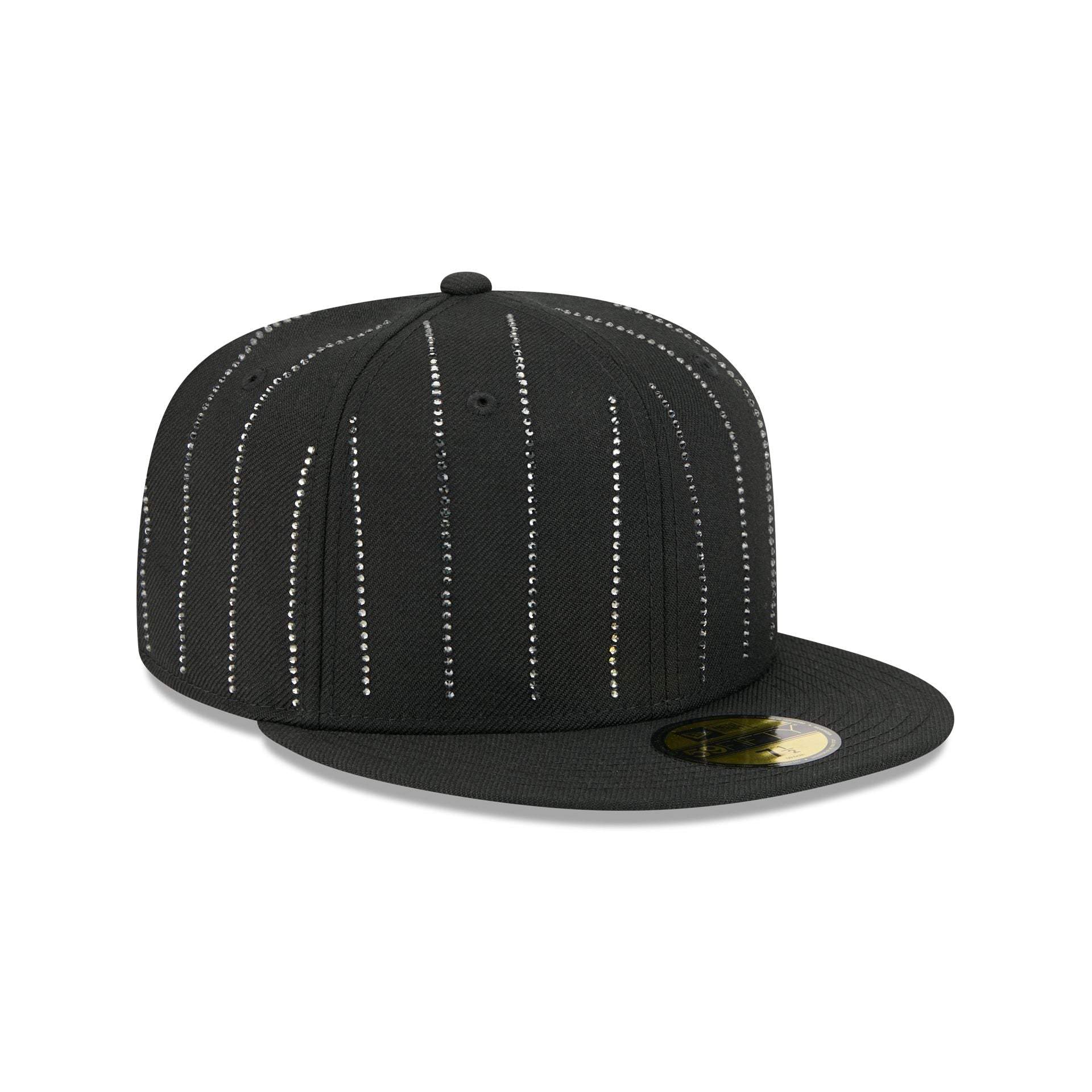 New Era Cap Gold Tier Crystal Pinstripe 59FIFTY Fitted Hat