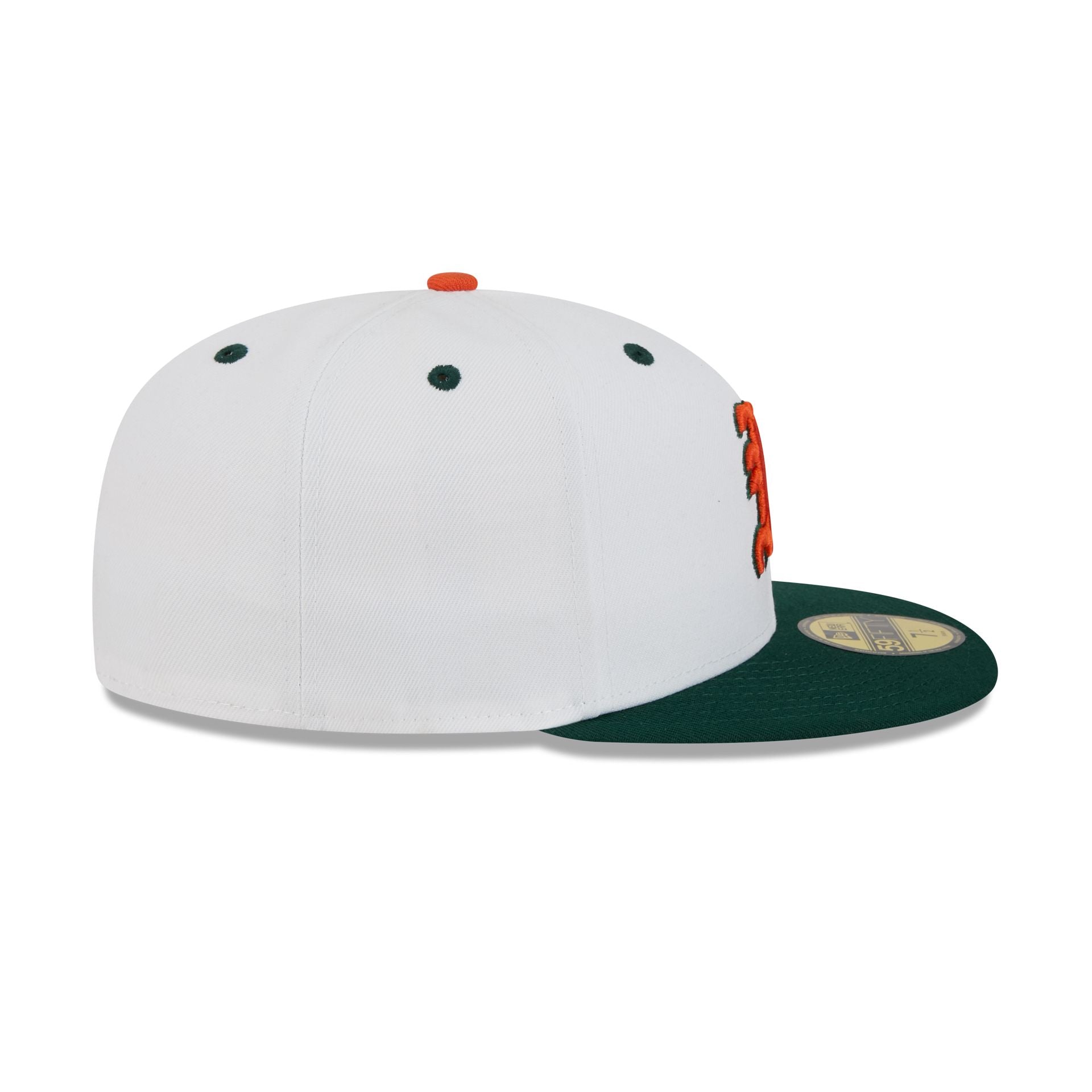 New Era x adidas Miami Hurricanes White 59FIFTY Fitted Hat