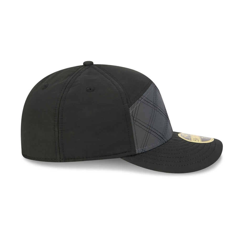 New Era Cap Silver Tier Quilted Split Panel 59FIFTY Fitted Hat