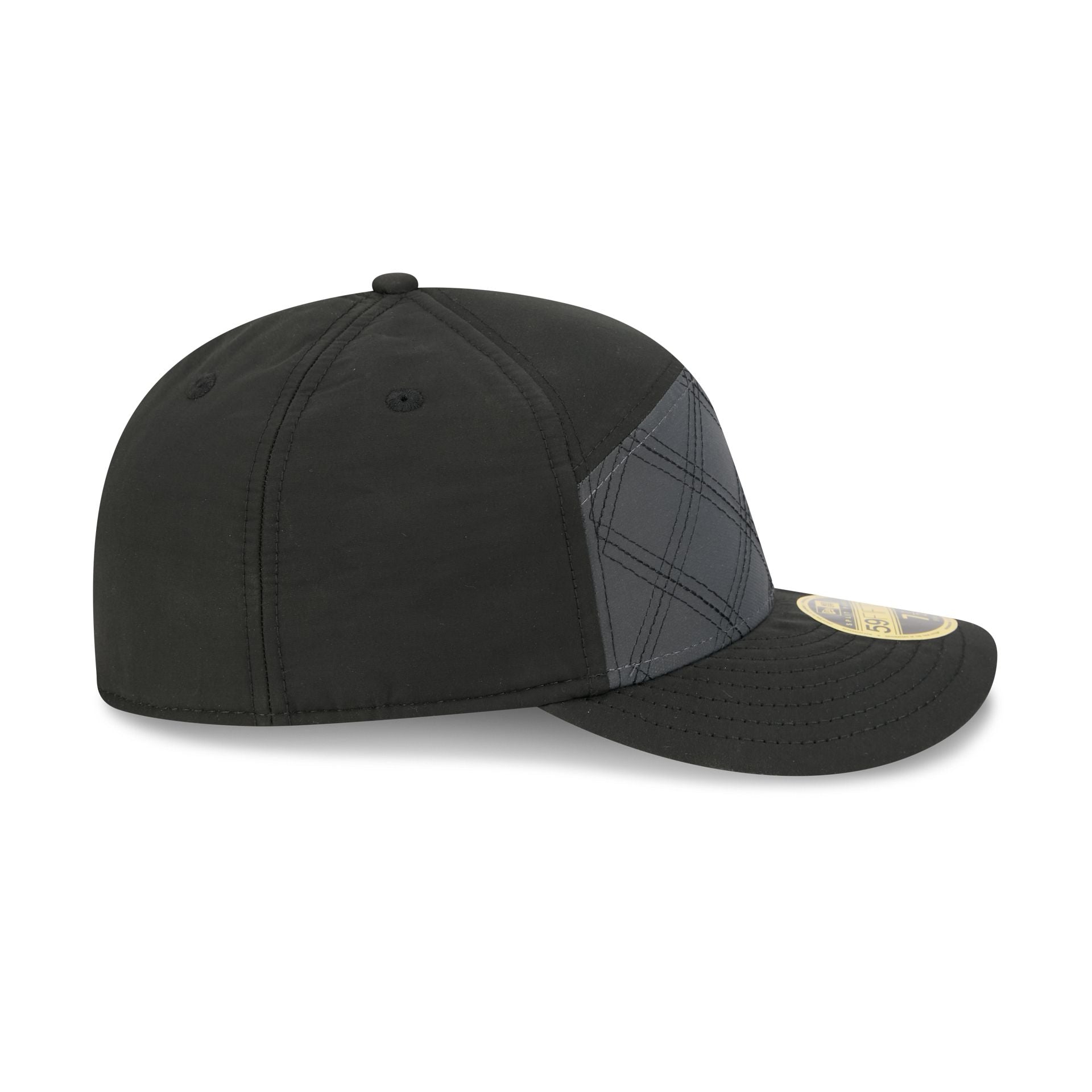 New Era Cap Silver Tier Quilted Split Panel 59FIFTY Fitted Hat