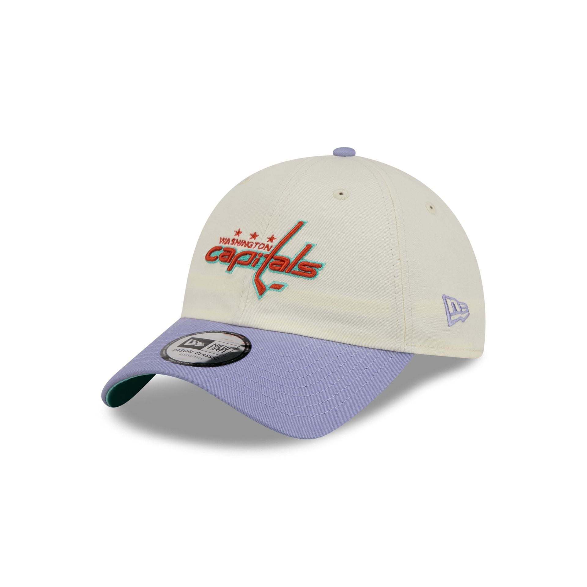 Washington Capitals Lavender Flowers Casual Classic Adjustable Hat