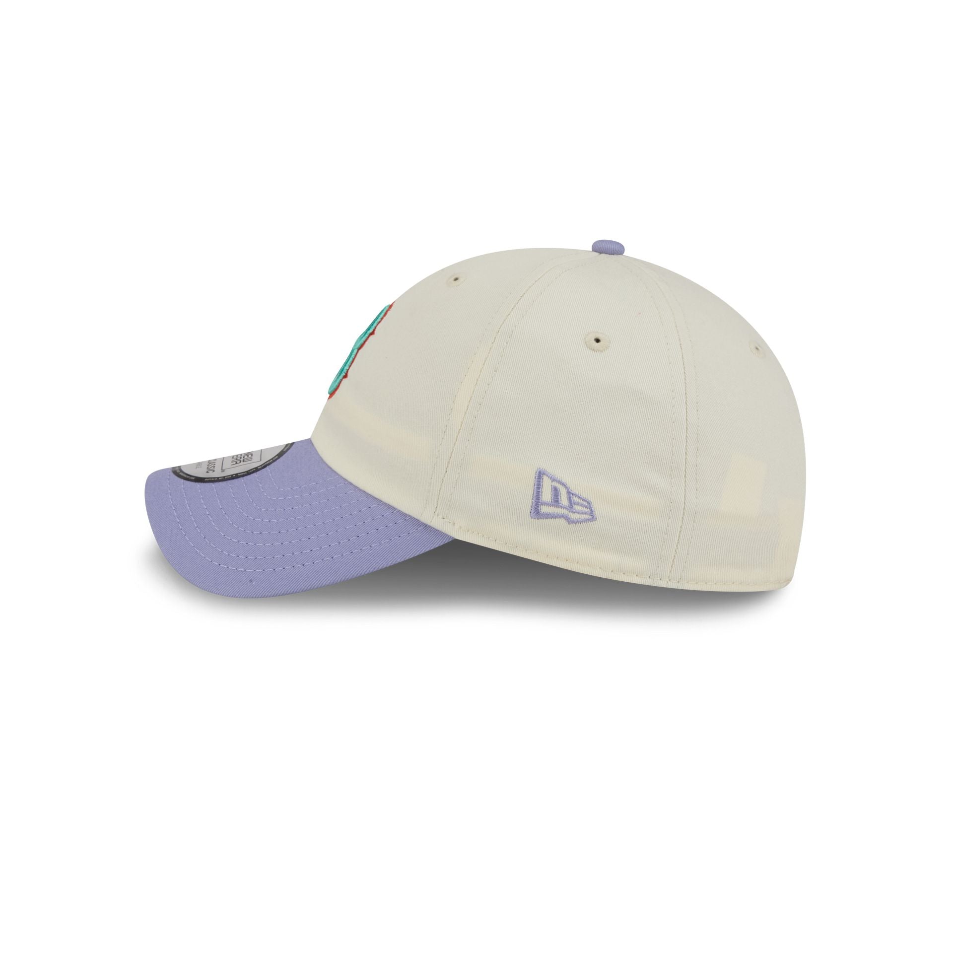 Boston Red Sox Lavender Flowers Casual Classic Adjustable Hat