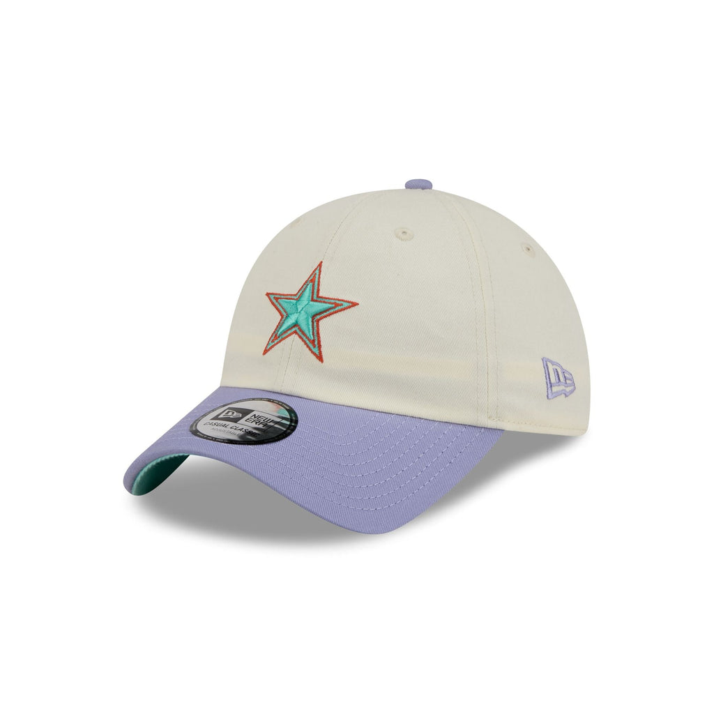 Dallas Cowboys Lavender Flowers Casual Classic Adjustable Hat