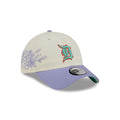 Detroit Tigers Lavender Flowers Casual Classic Adjustable Hat