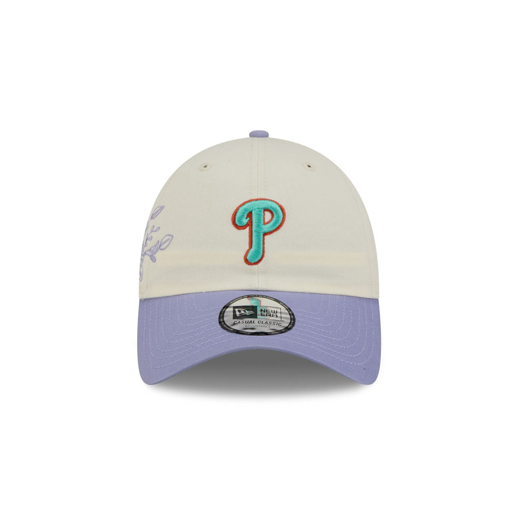 Philadelphia Phillies Lavender Flowers Casual Classic Adjustable Hat