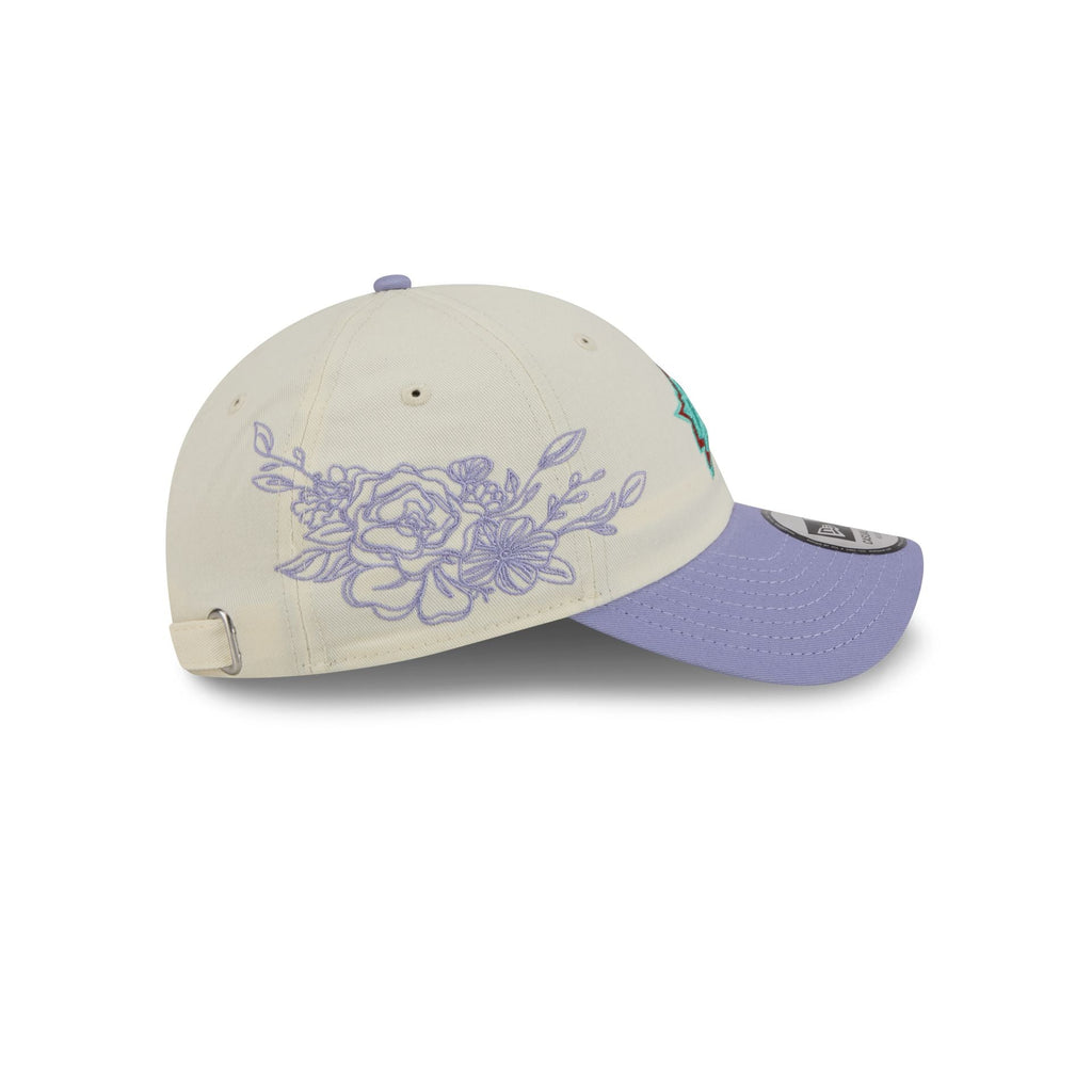 Dallas Stars Lavender Flowers Casual Classic Adjustable Hat