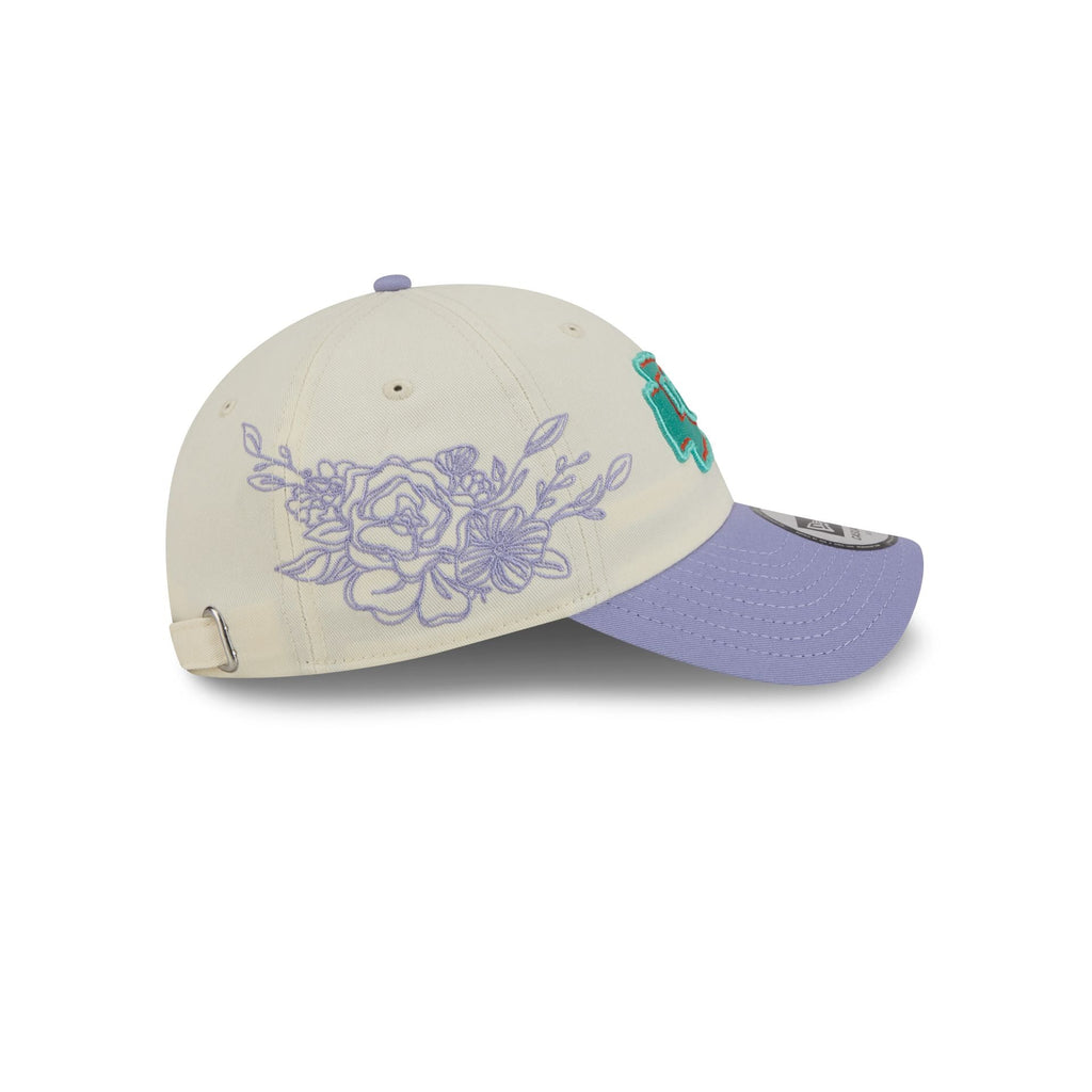 Kansas City Chiefs Lavender Flowers Casual Classic Adjustable Hat
