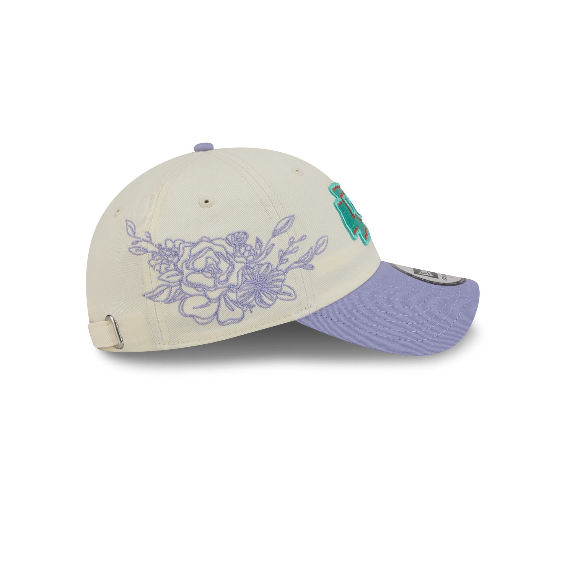 Kansas City Chiefs Lavender Flowers Casual Classic Adjustable Hat