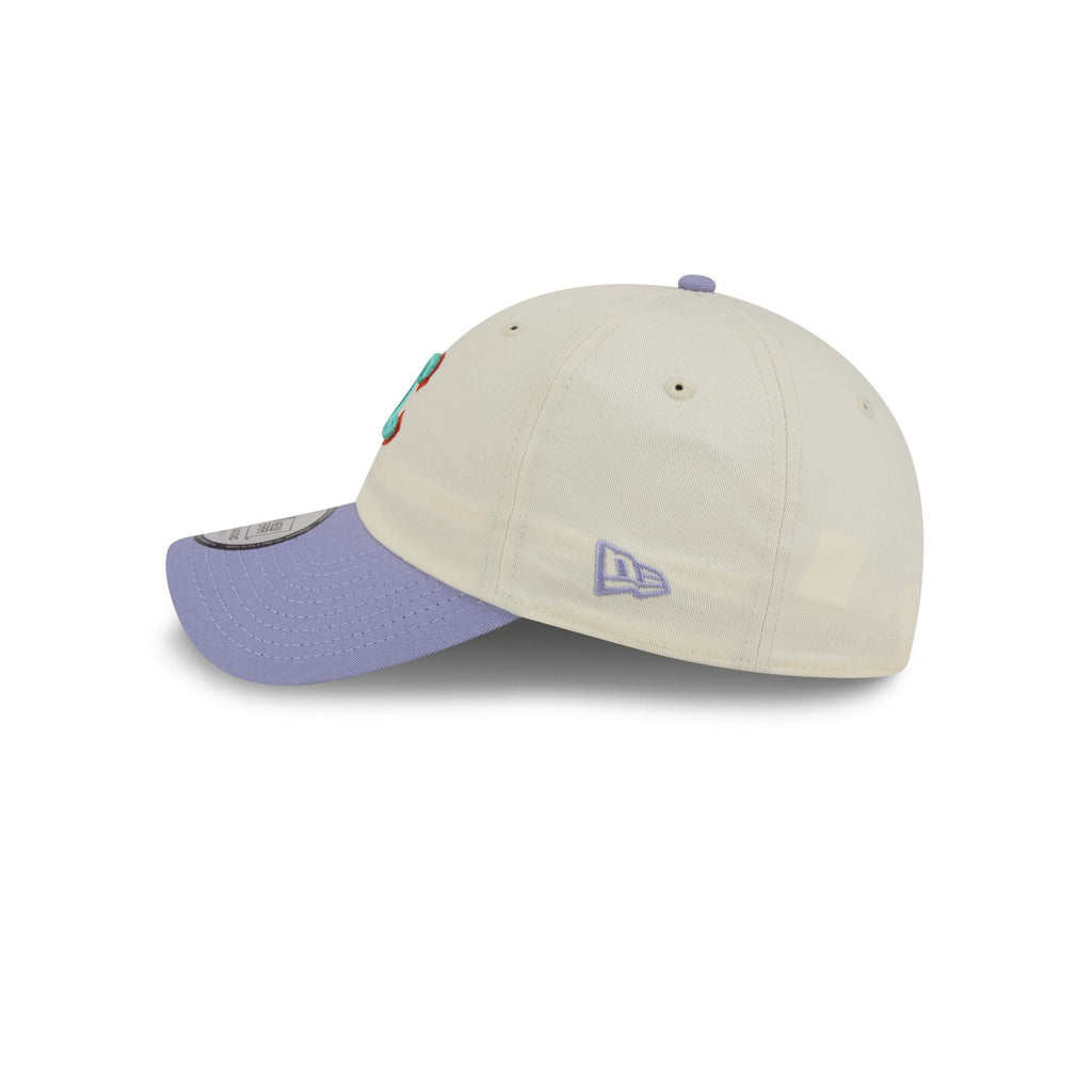 Chicago Cubs Lavender Flowers Casual Classic Adjustable Hat