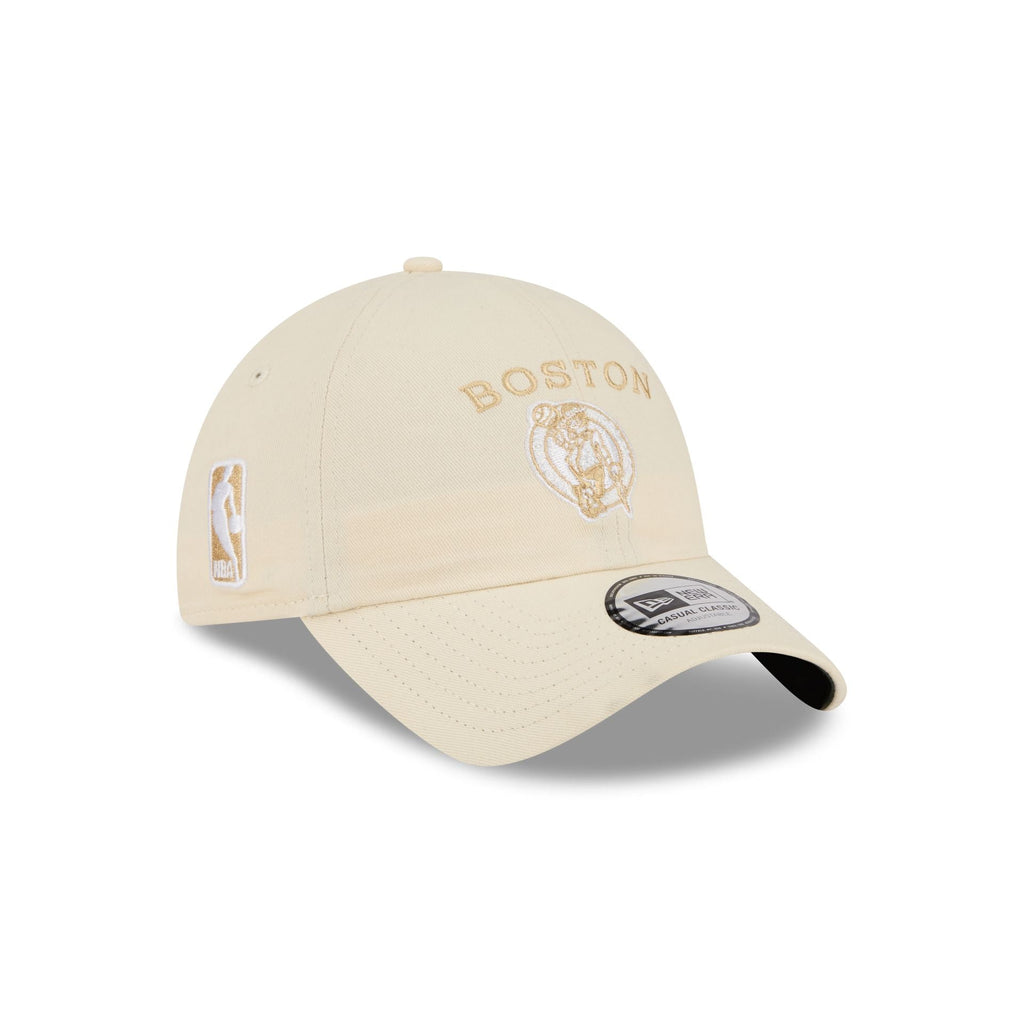 Boston Celtics Team Logo Cream Casual Classic Adjustable Hat