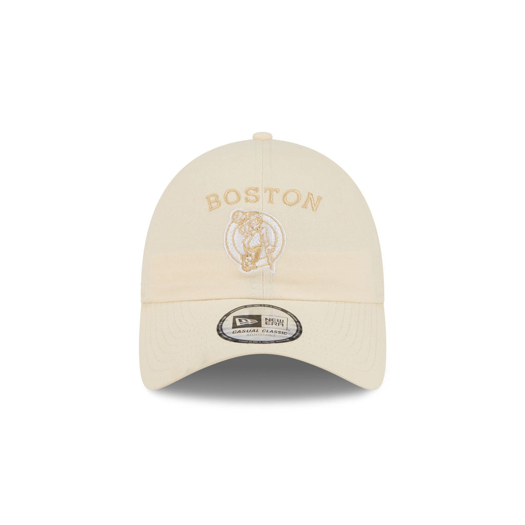 Boston Celtics Team Logo Cream Casual Classic Adjustable Hat