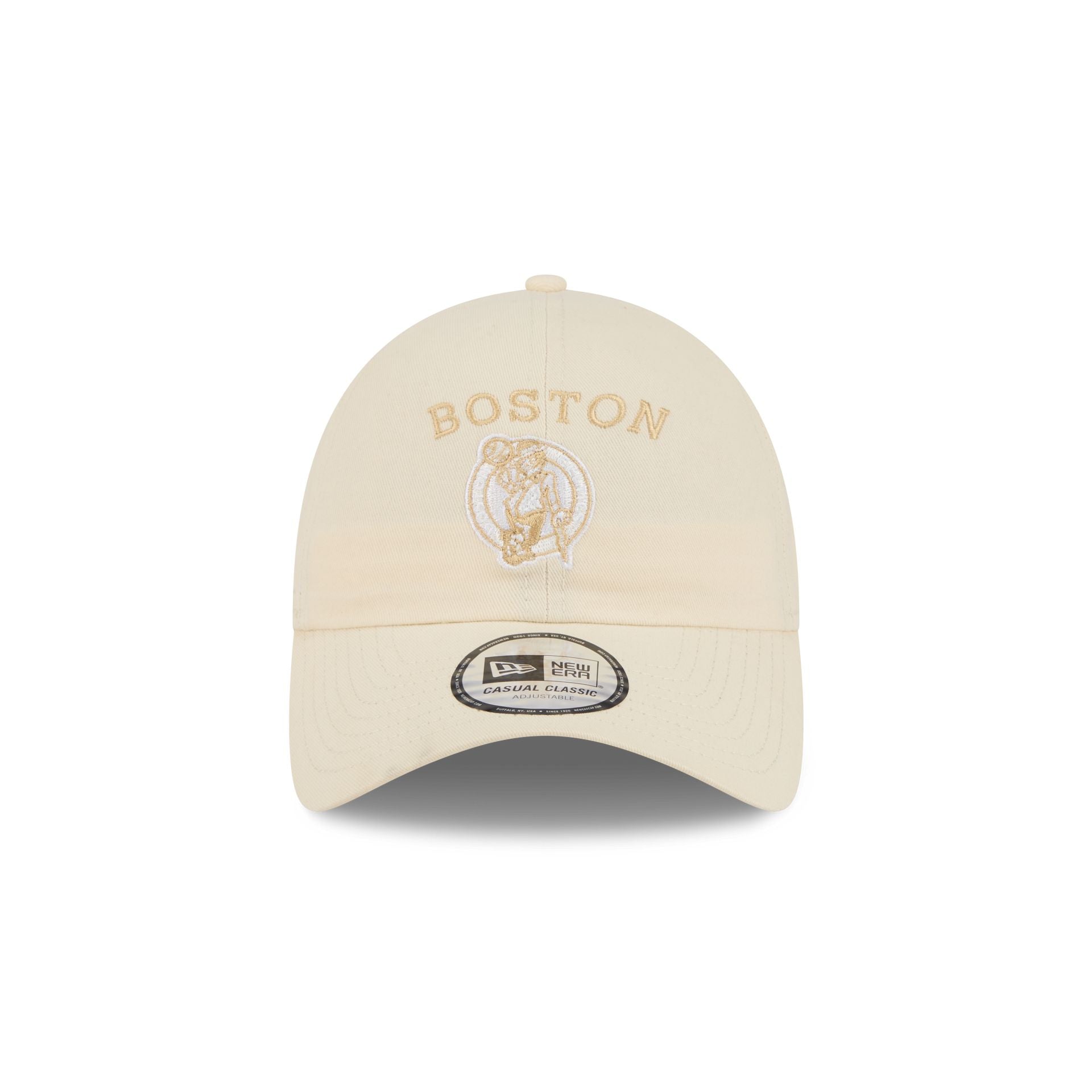 Boston Celtics Team Logo Cream Casual Classic Adjustable Hat