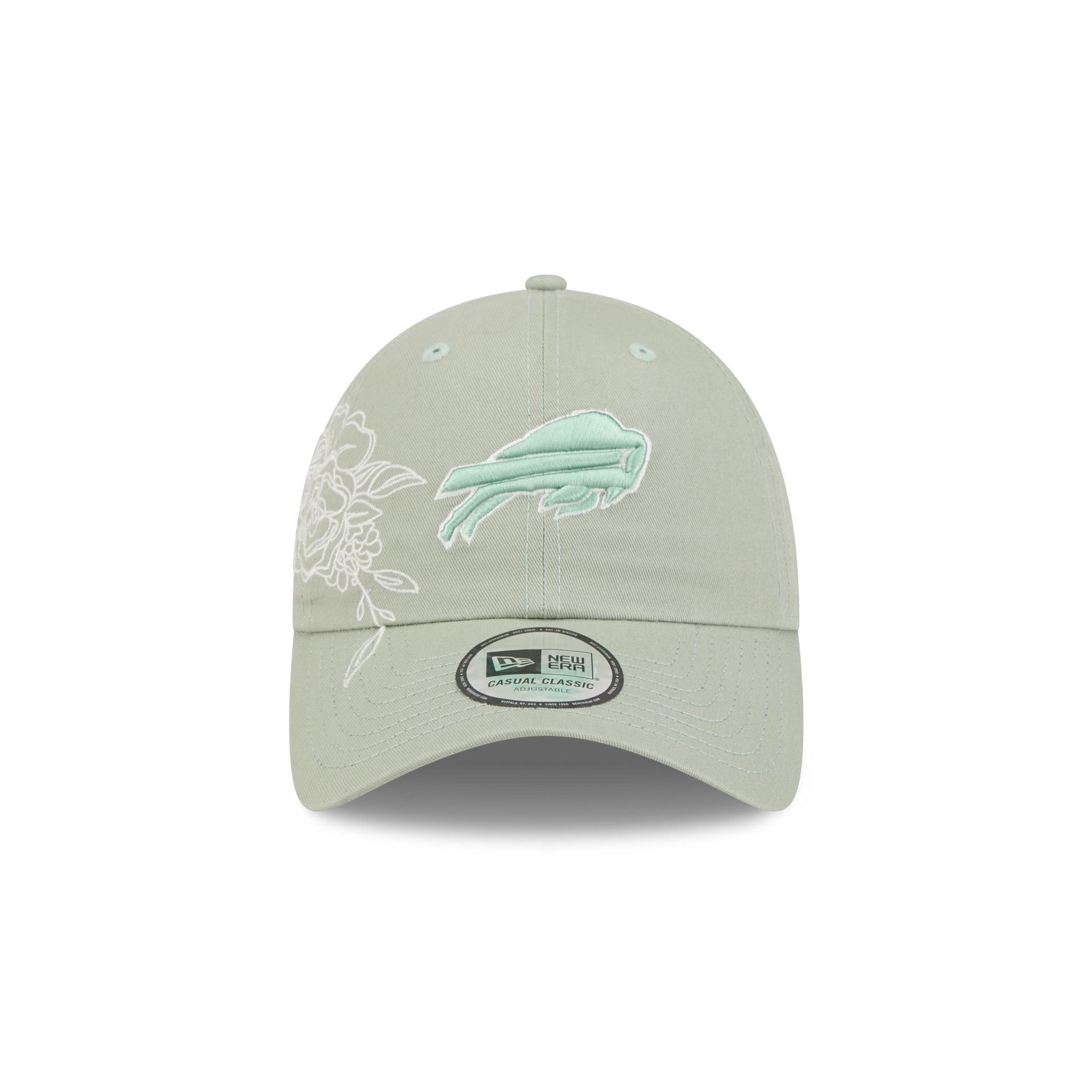 Buffalo Bills Stitched Flowers Casual Classic Adjustable Hat