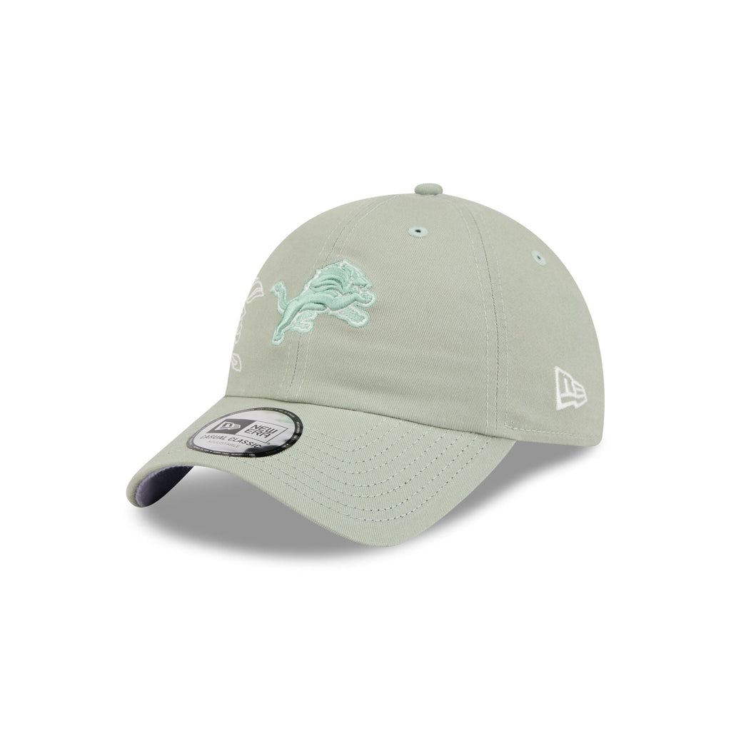Detroit Lions Stitched Flowers Casual Classic Adjustable Hat