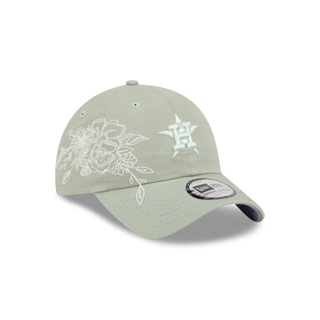 Houston Astros Stitched Flowers Casual Classic Adjustable Hat