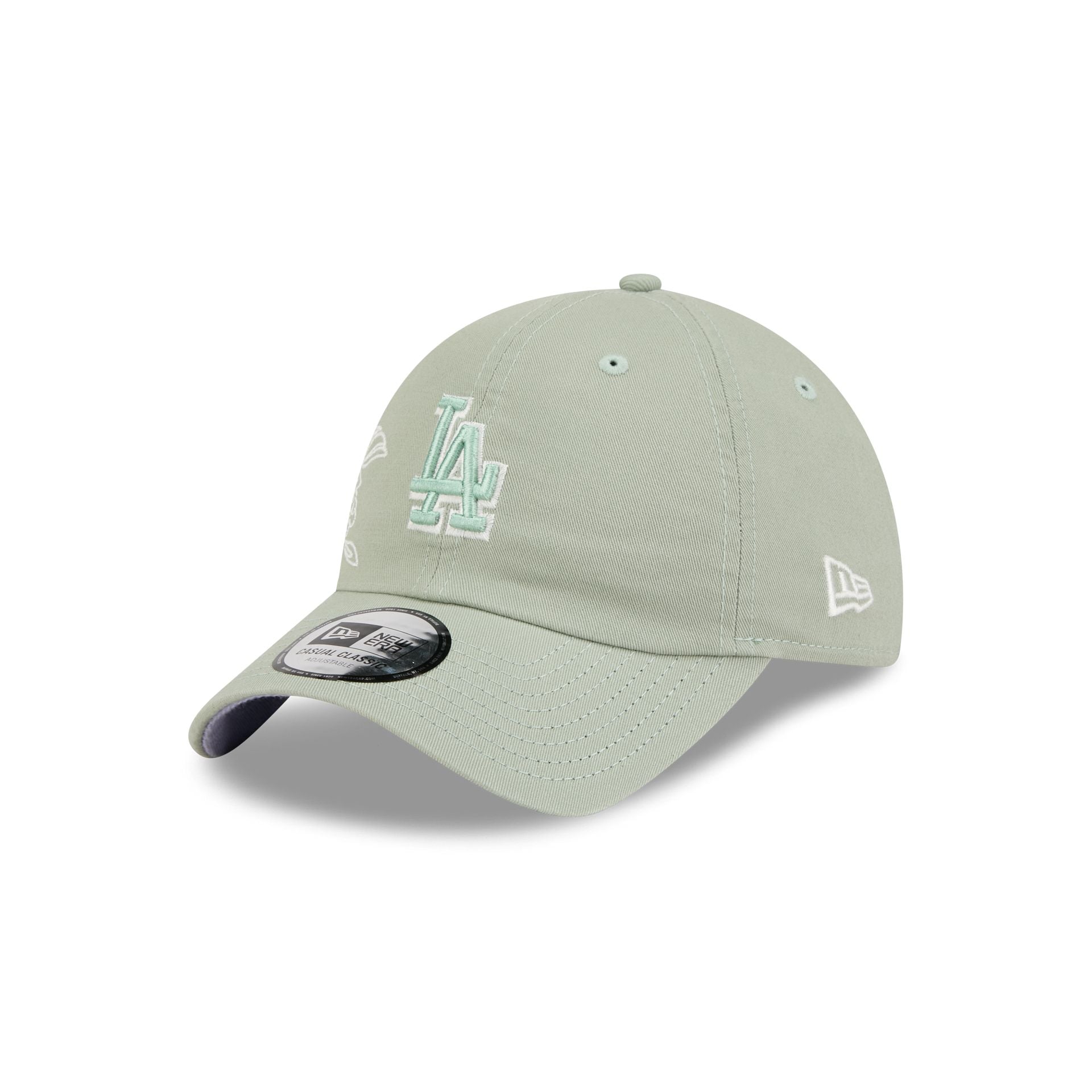 Los Angeles Dodgers Stitched Flowers Casual Classic Adjustable Hat