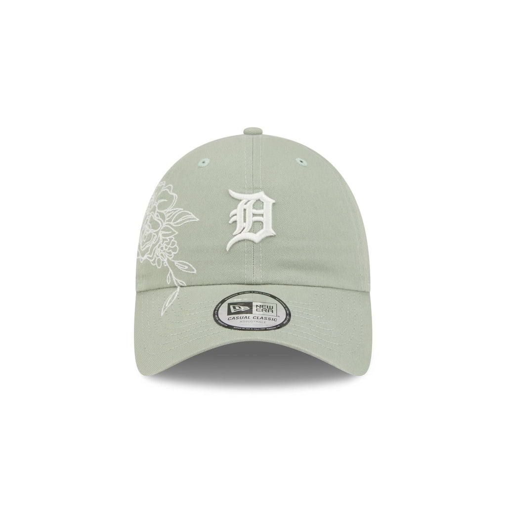 Detroit Tigers Stitched Flowers Casual Classic Adjustable Hat
