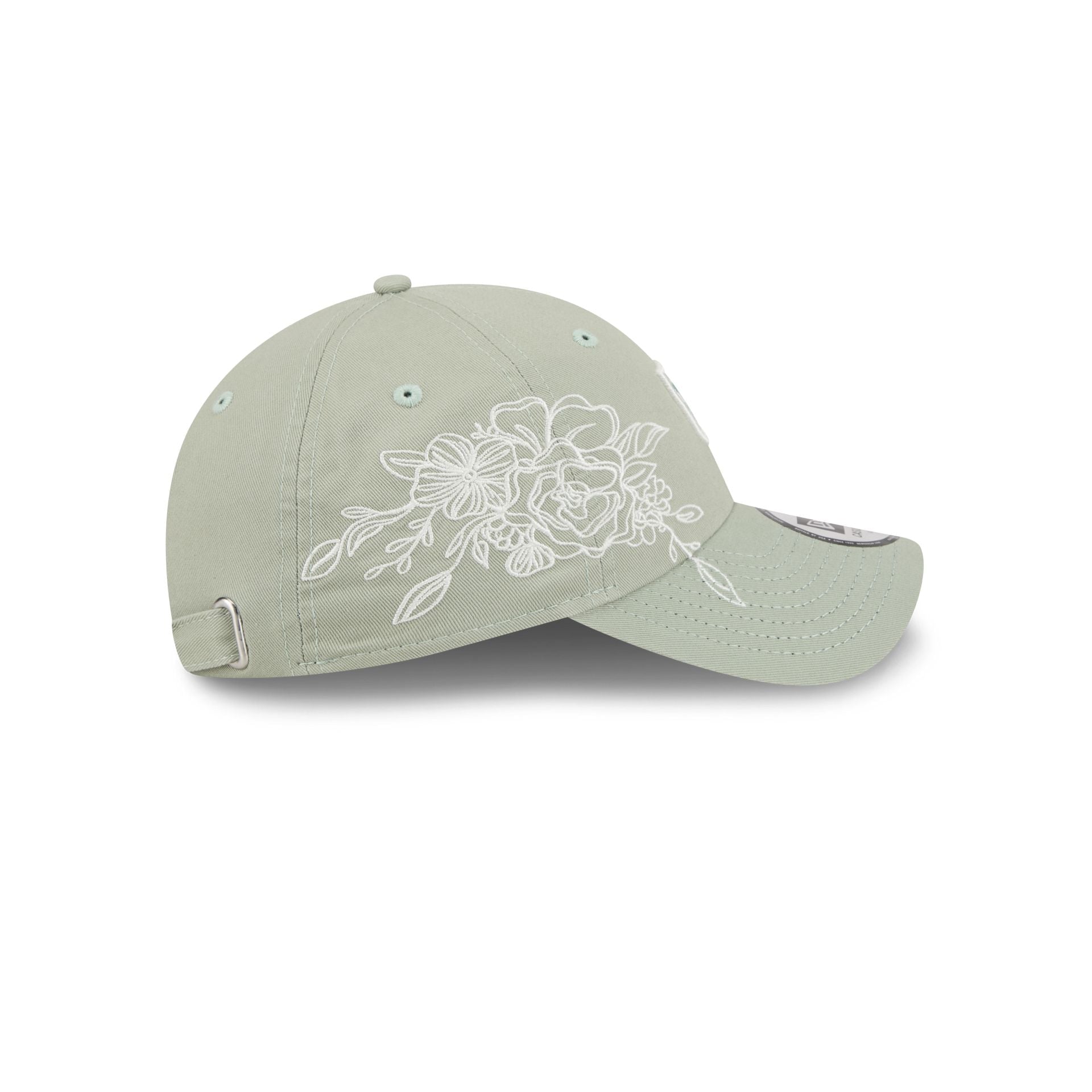 Las Vegas Raiders Stitched Flowers Casual Classic Adjustable Hat