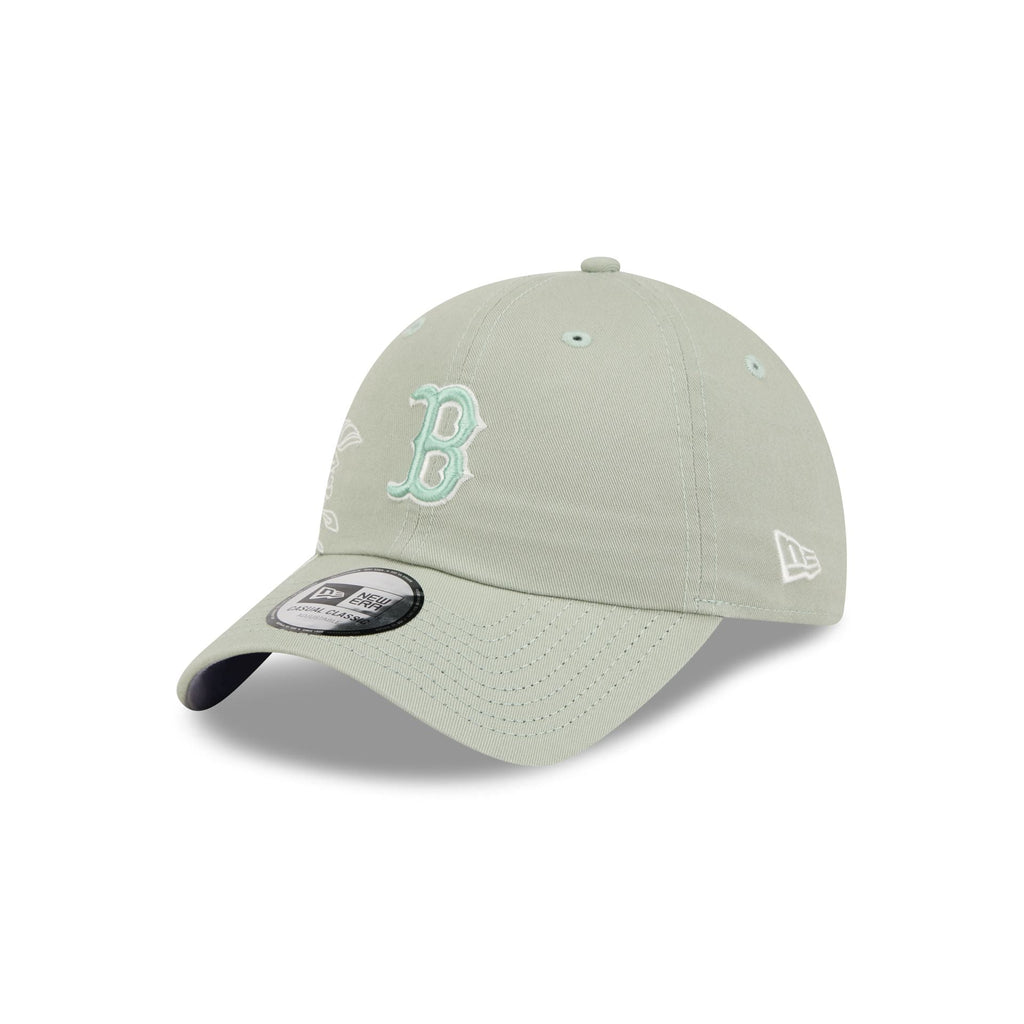 Boston Red Sox Stitched Flowers Casual Classic Adjustable Hat