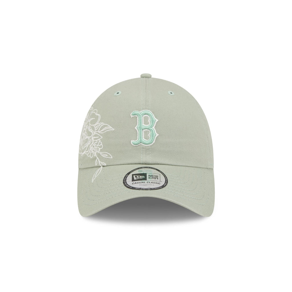 Boston Red Sox Stitched Flowers Casual Classic Adjustable Hat