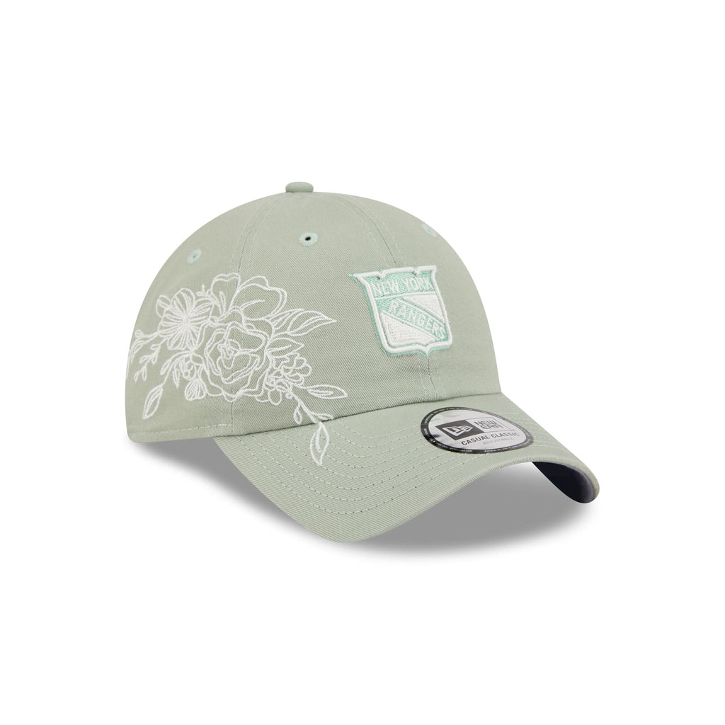 New York Rangers Stitched Flowers Casual Classic Adjustable Hat