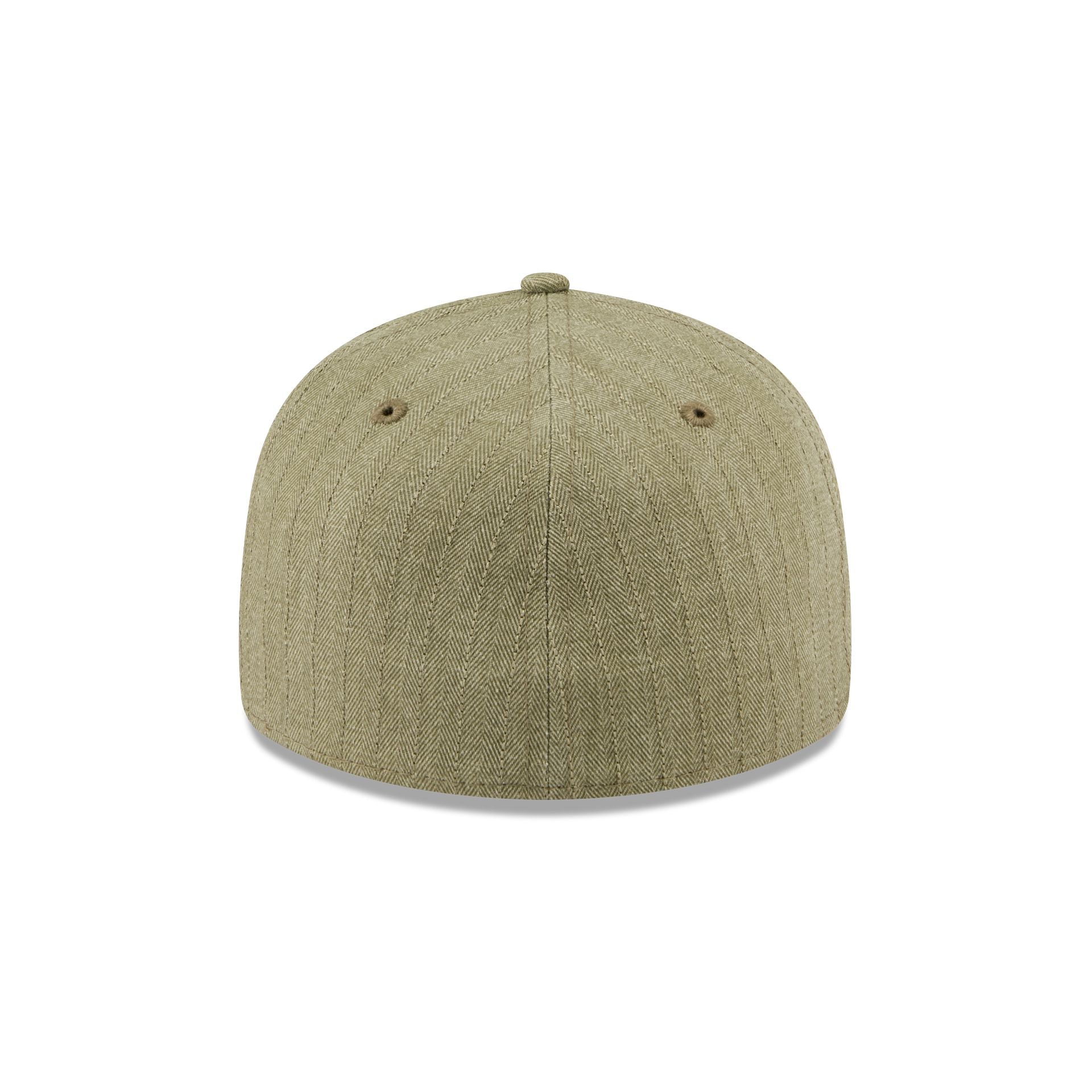 New Era Cap Herringbone New Olive Retro Crown 59FIFTY Fitted Hat