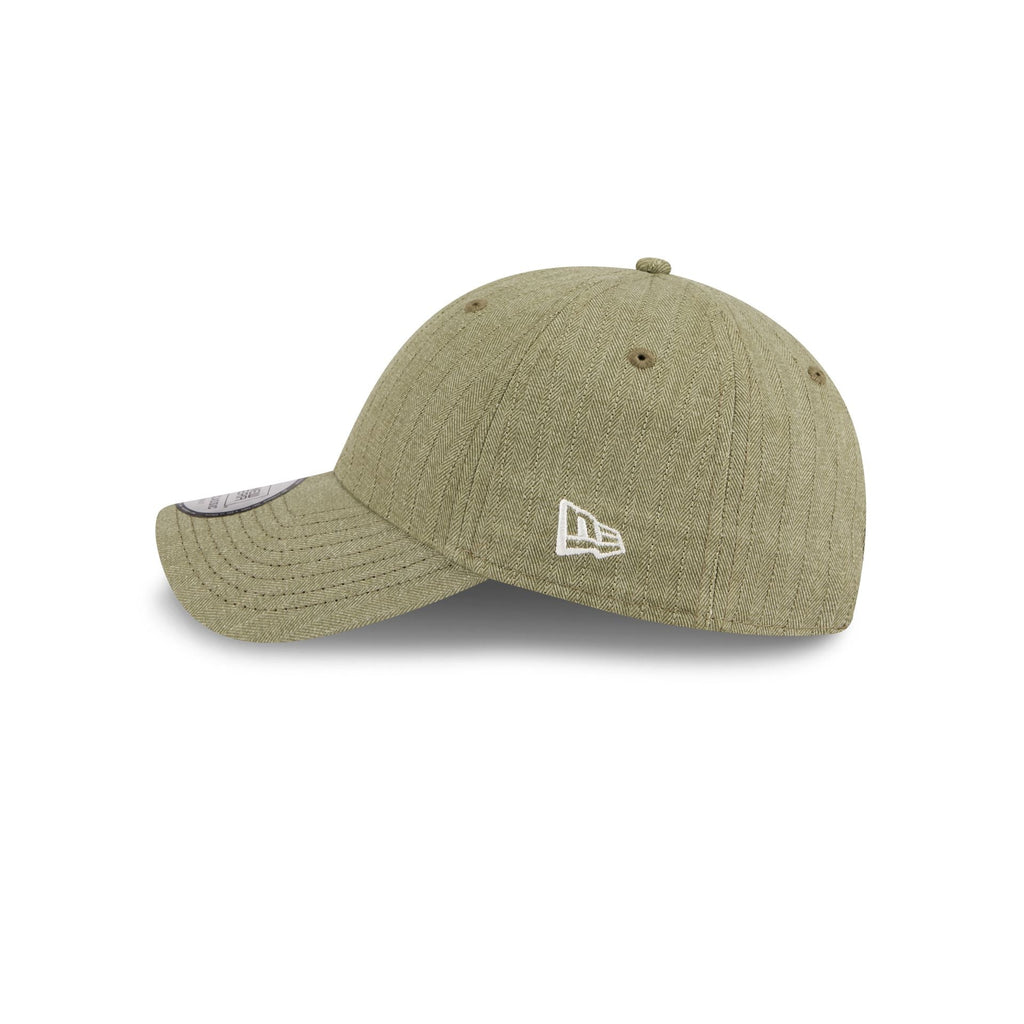 New Era Cap Herringbone New Olive Casual Classic Adjustable Hat