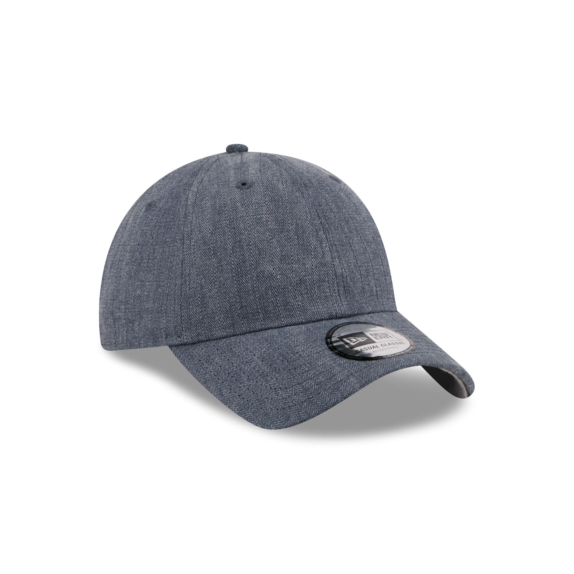 New Era Cap Herringbone Slate Casual Classic Adjustable Hat