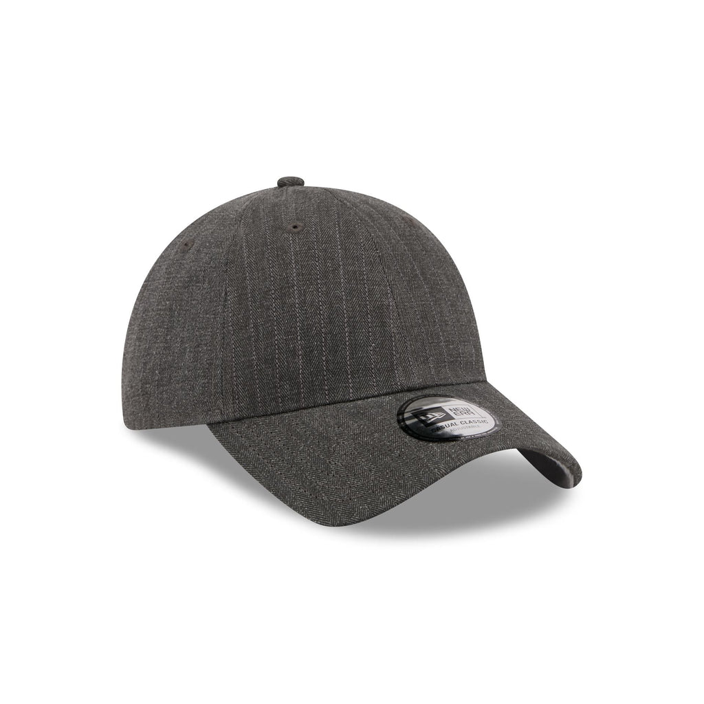 New Era Cap Herringbone Black Casual Classic Adjustable Hat