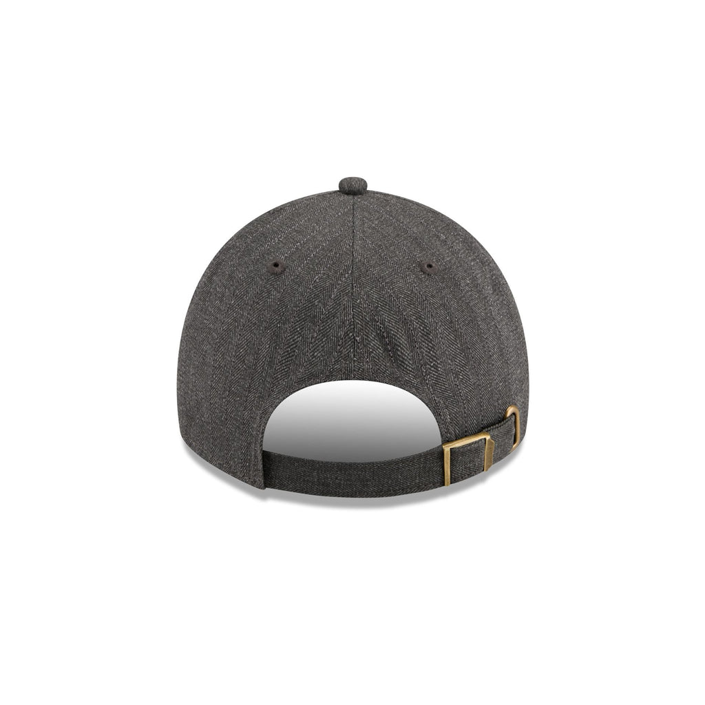 New Era Cap Herringbone Black Casual Classic Adjustable Hat