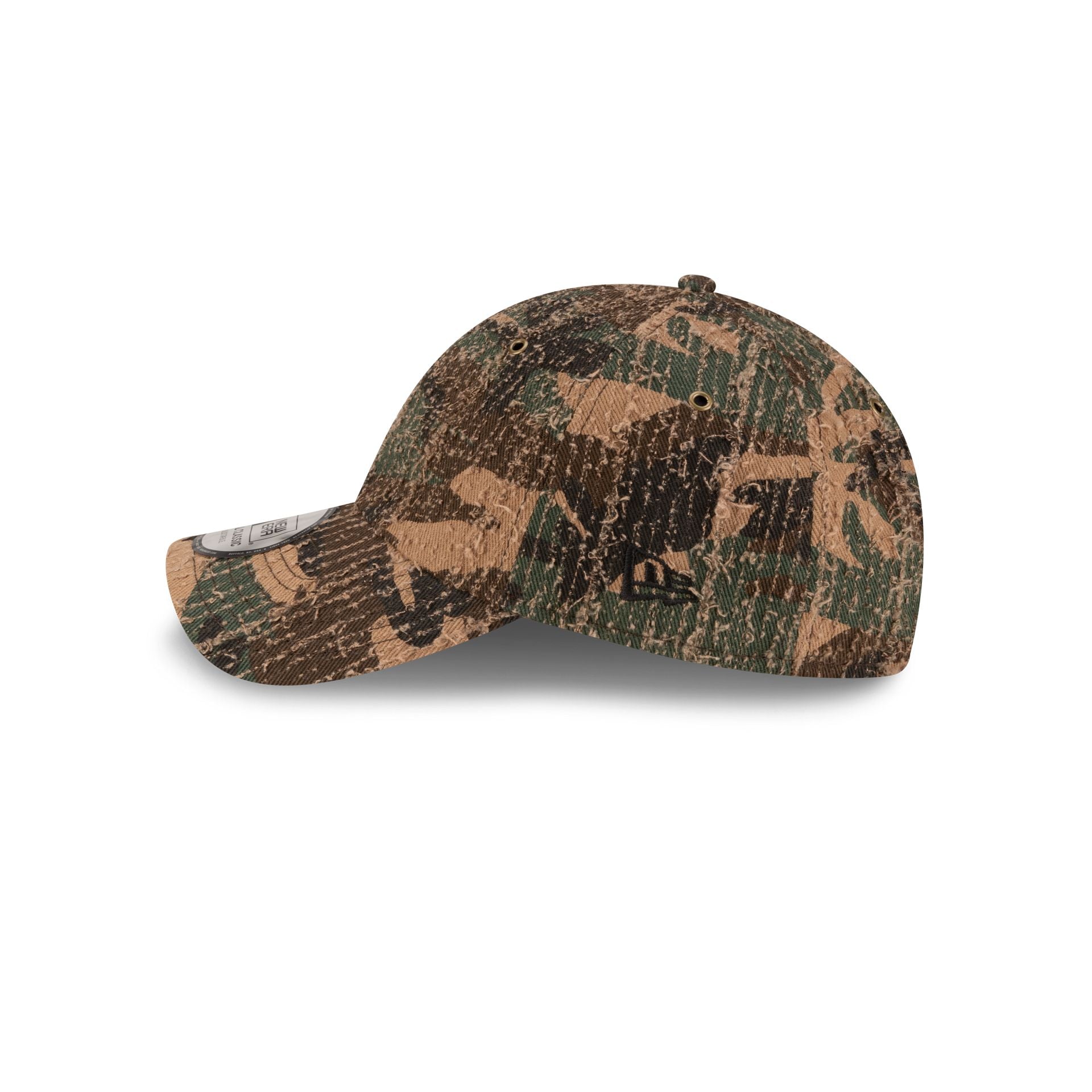New Era Cap Ripped Pinstripe Camo Casual Classic Adjustable Hat
