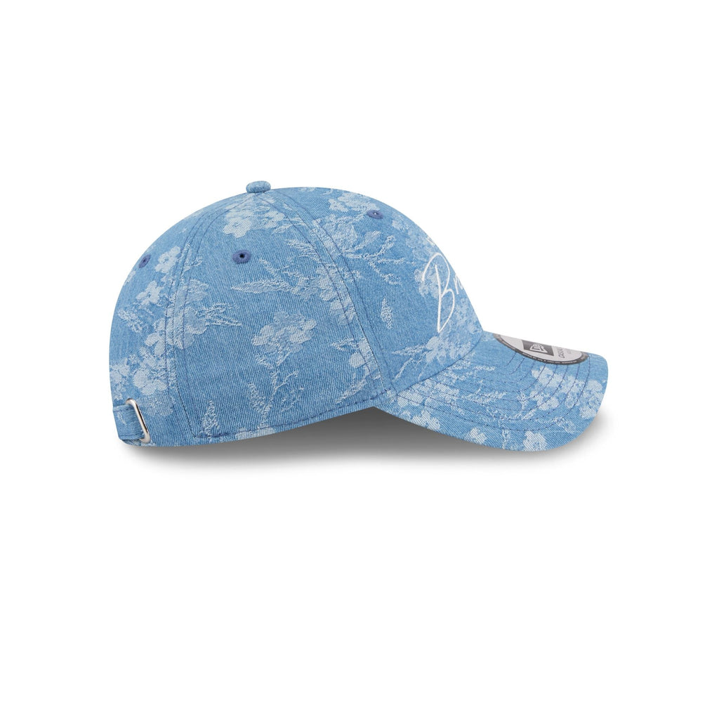 Atlanta Braves Blue Leaves Casual Classic Adjustable Hat