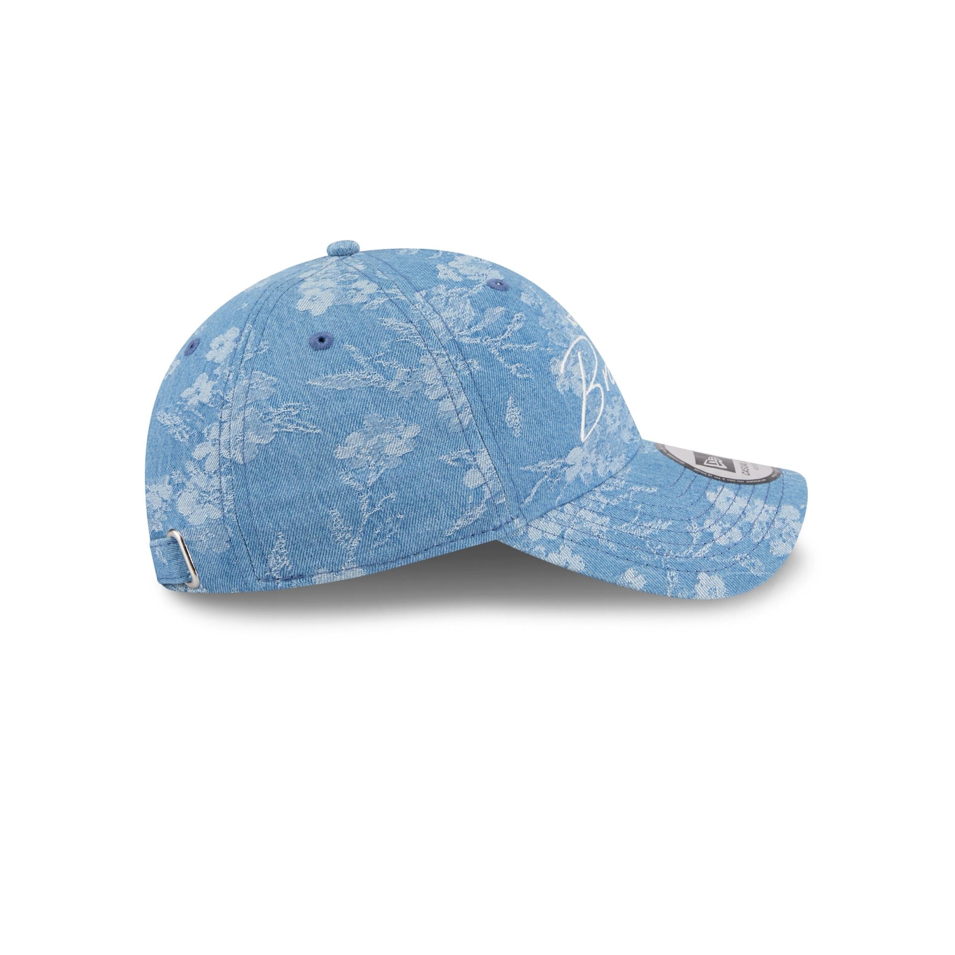 Atlanta Braves Blue Leaves Casual Classic Adjustable Hat