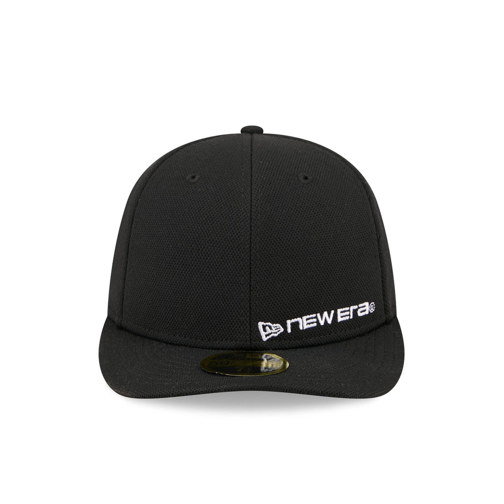 New Era Cap Black Cotton Low Profile 59FIFTY Fitted Hat