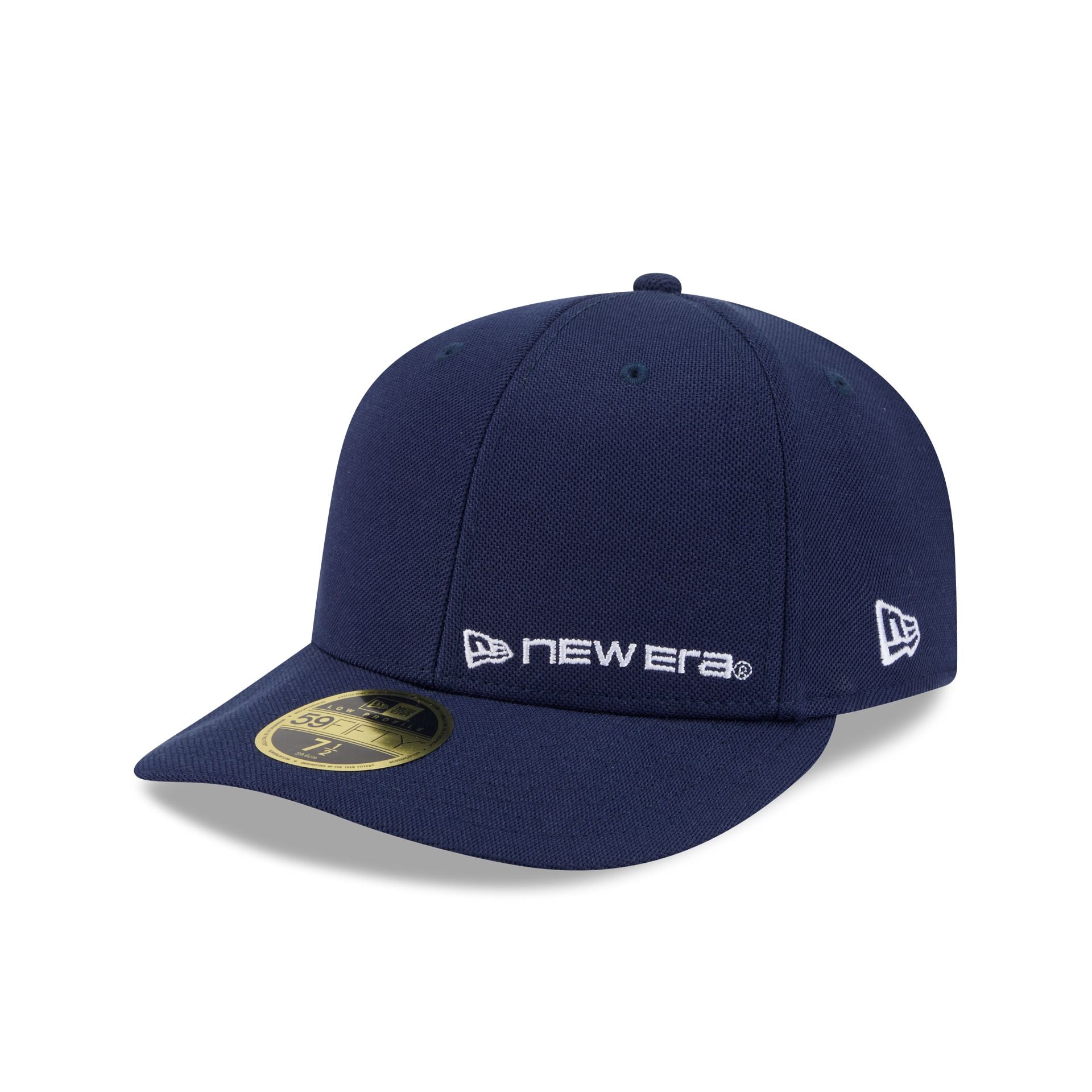 New Era Cap Navy Cotton Low Profile 59FIFTY Fitted Hat