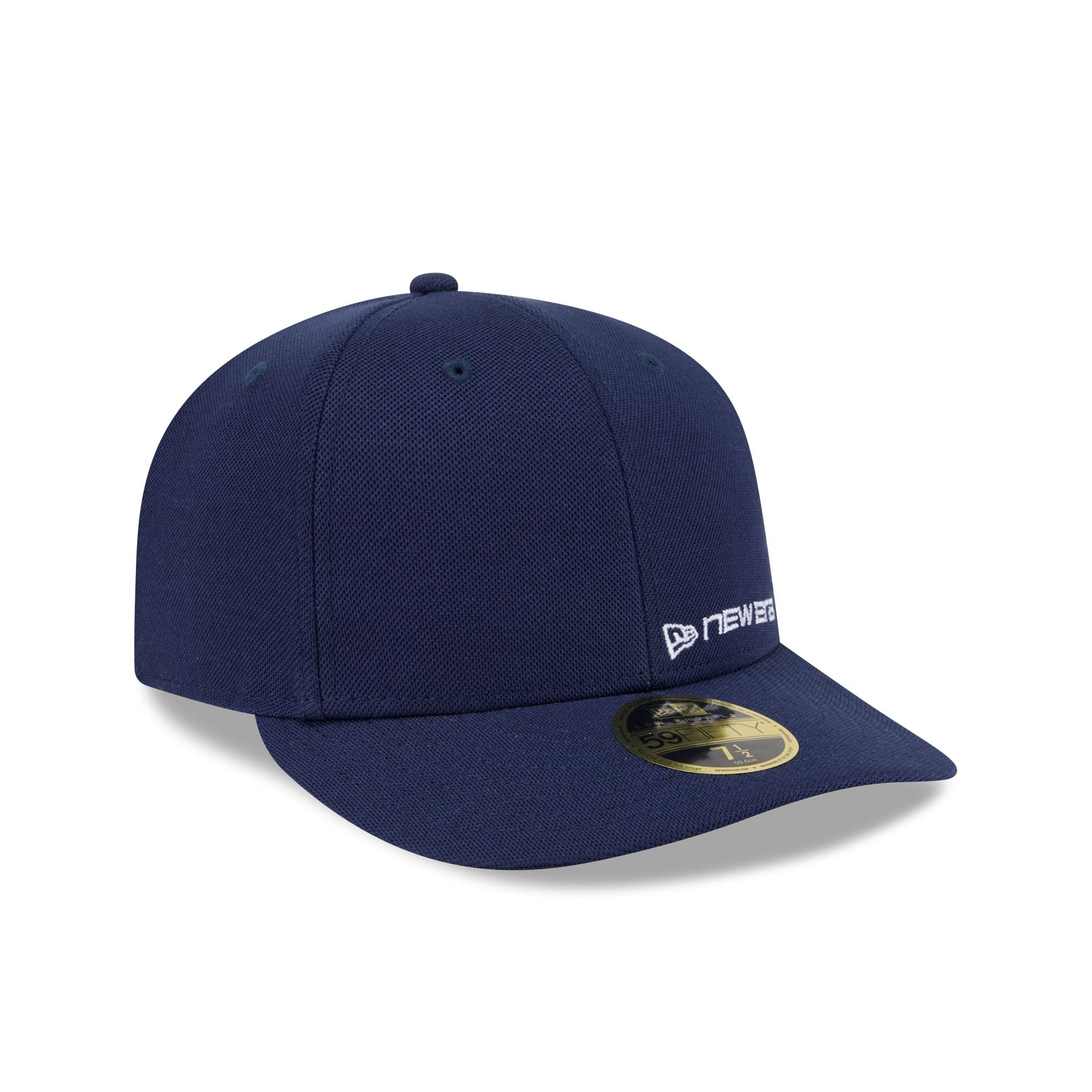 New Era Cap Navy Cotton Low Profile 59FIFTY Fitted Hat