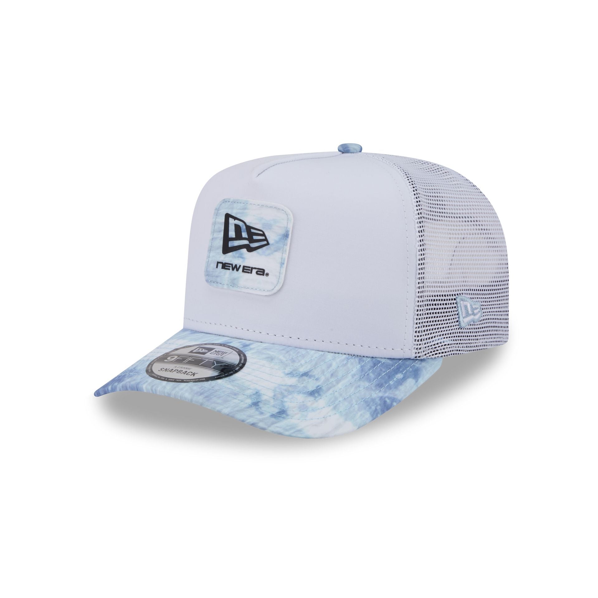 New Era Cap White Dye Visor 9FIFTY A-Frame Snapback Hat