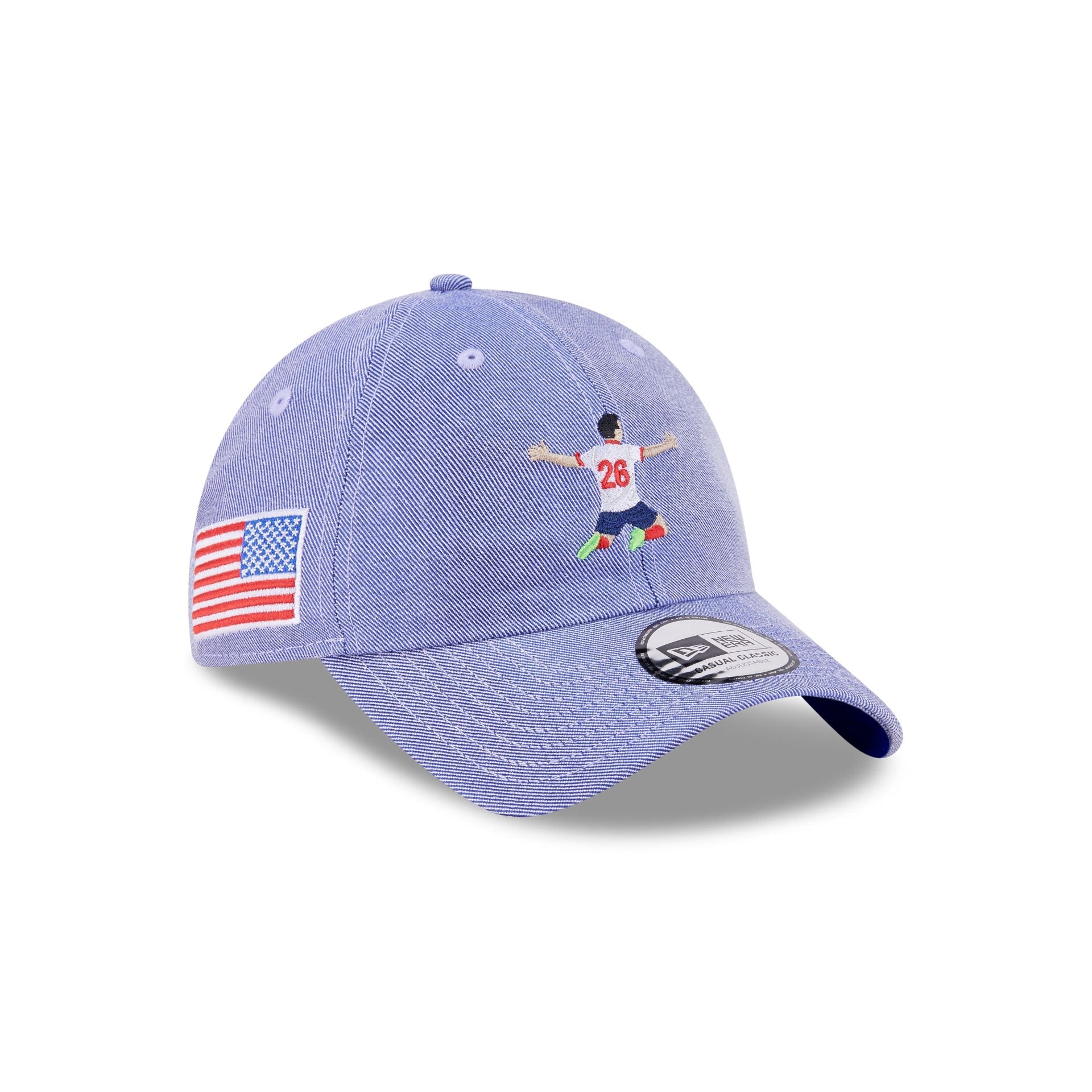 New Era Cap 2026 USA Soccer Light Royal Casual Classic Adjustable Hat