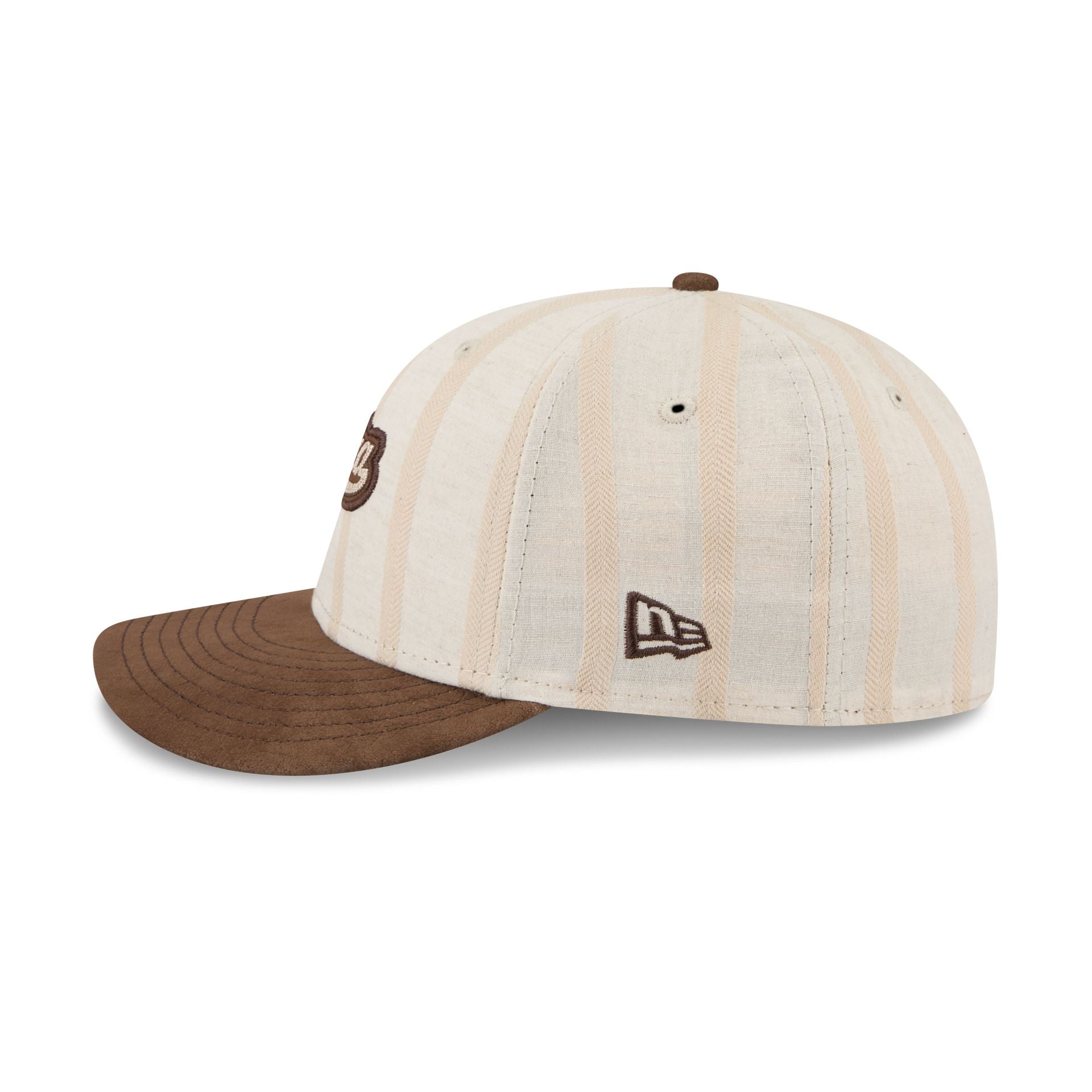 New Era Cap Striped Cotton Low Profile 59FIFTY Fitted Hat