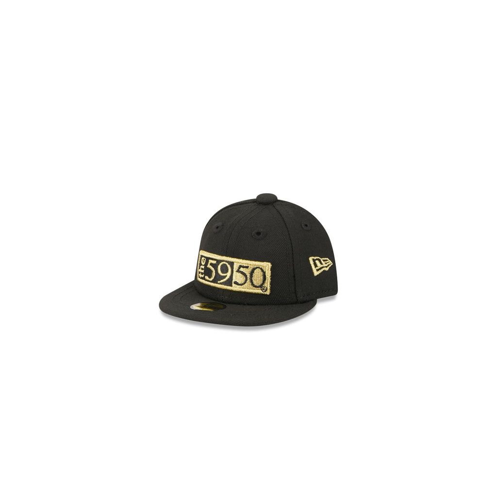 New Era Cap Gold Logo Mini 59FIFTY Fitted Hat